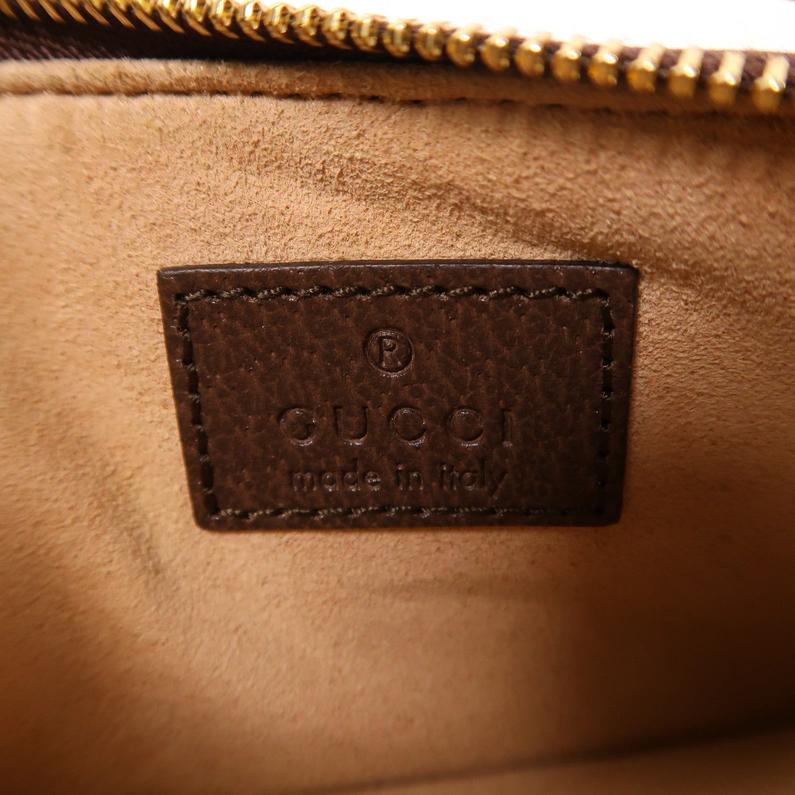 GUCCI 塗層帆布Card Case金扣卡片套