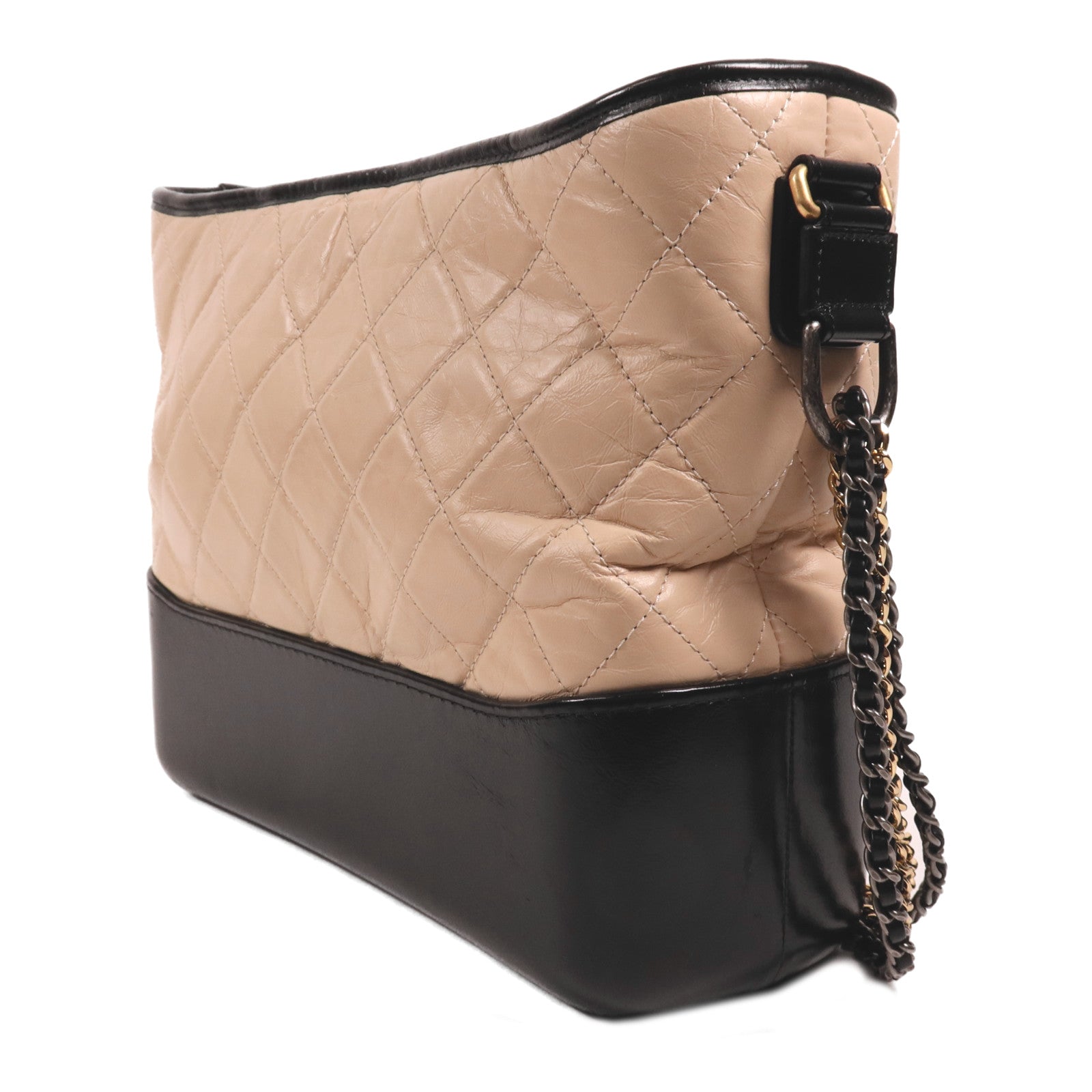 CHANEL 牛皮皮革Gabrielle鏈帶肩背袋