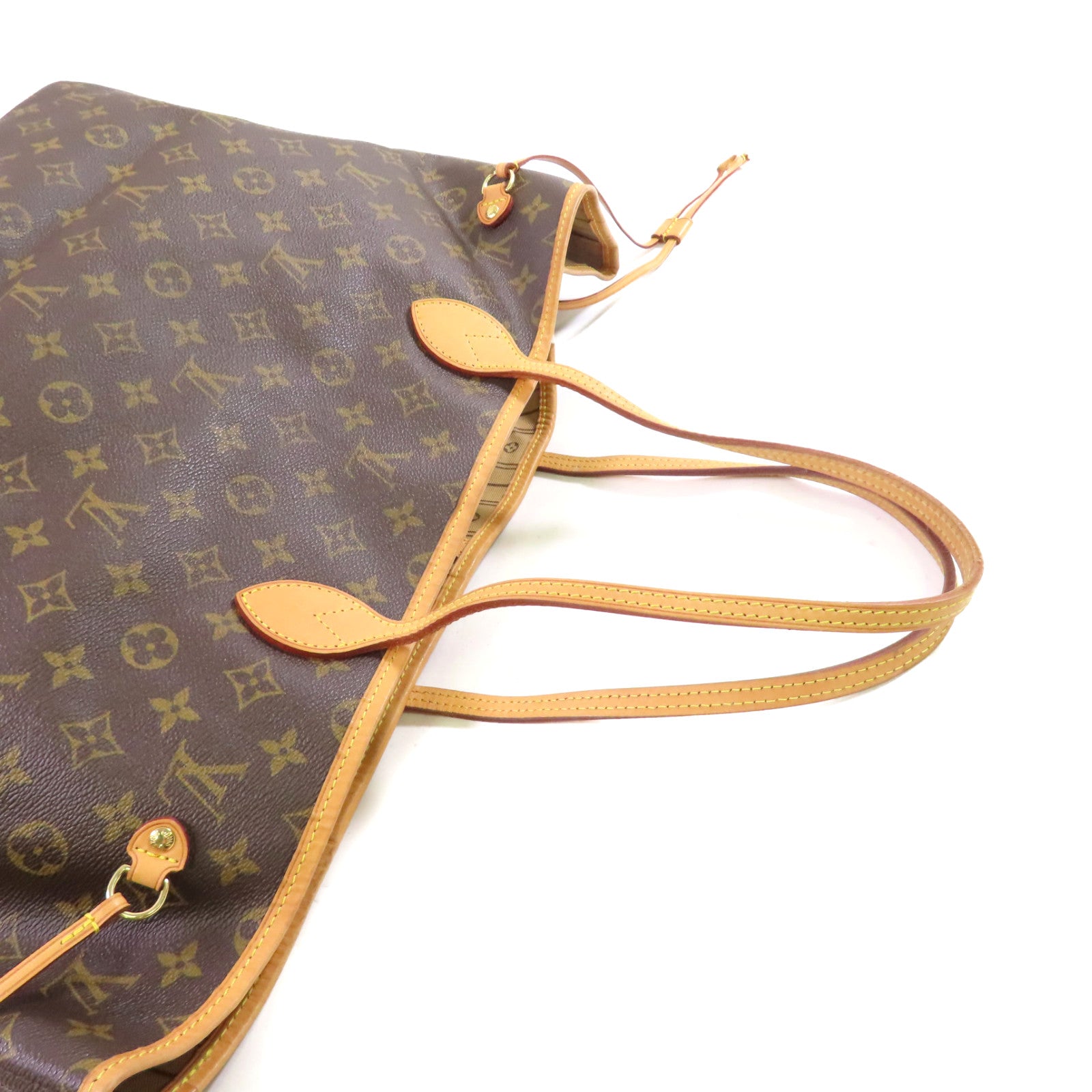 LOUIS VUITTON 【激減優惠】Monogram Neverfull GM Tote Bag金扣肩背袋啡色