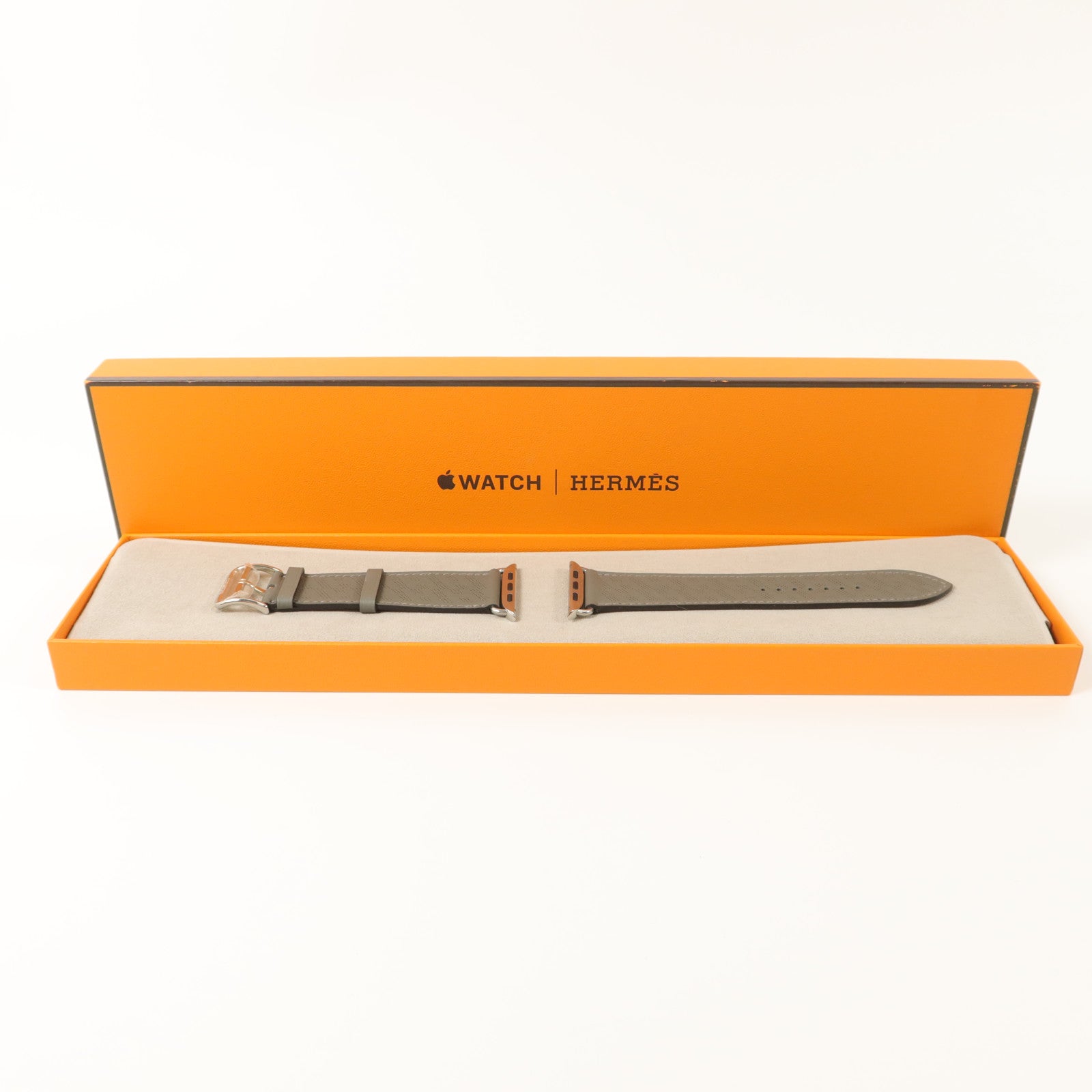 HERMES 【激減優惠】Swift皮革Apple Watch Hermes H Diagonal 42mm錶帶