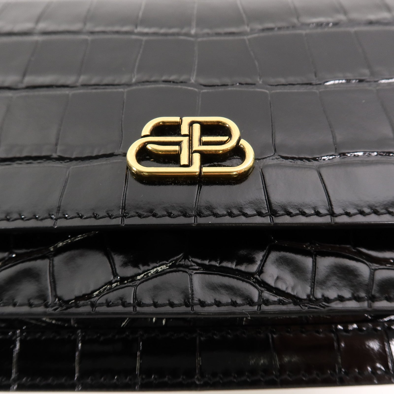BALENCIAGA 牛皮皮革Chain Shoulder鏈帶肩背袋