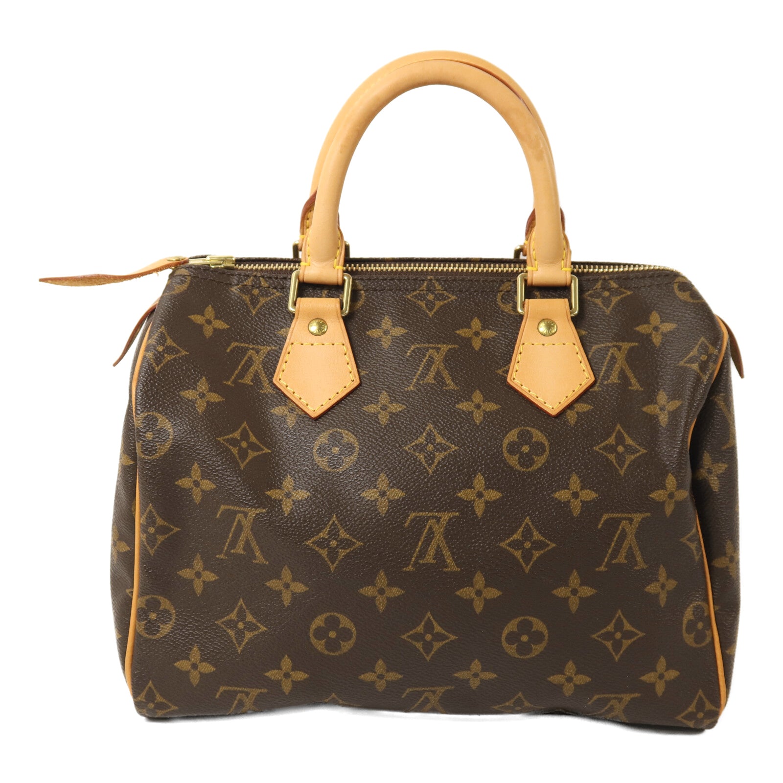 LOUIS VUITTON Monogram Speedy 25金扣手挽袋
