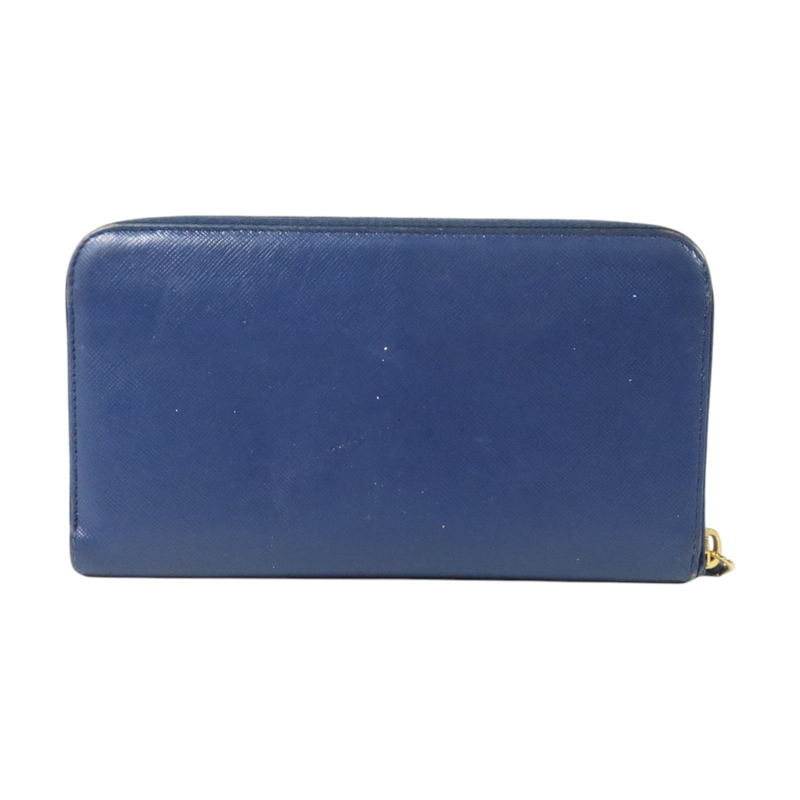 PRADA Saffiano皮革Zipper Long Wallet金扣長錢包