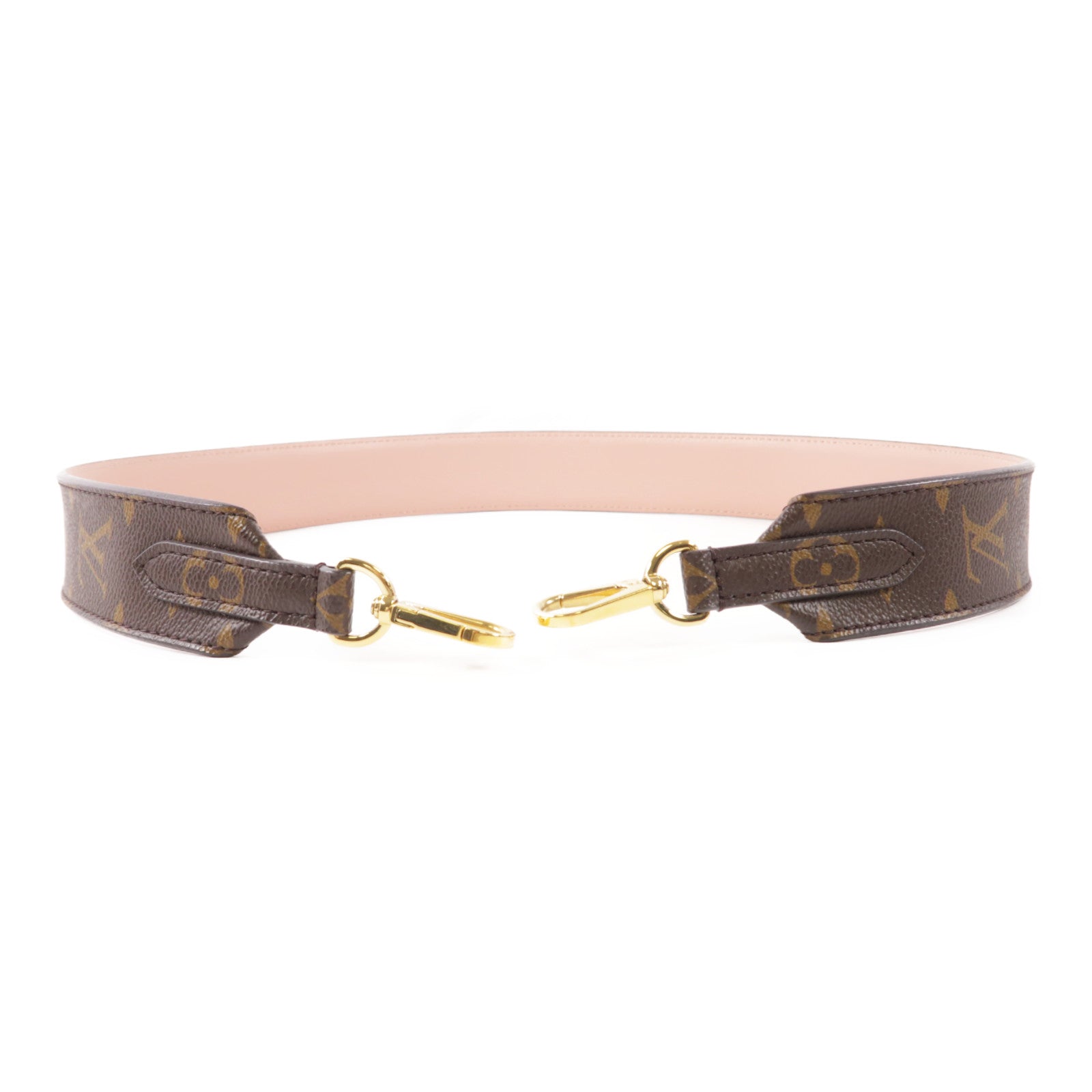 LOUIS VUITTON Monogram Strap金扣肩背帶