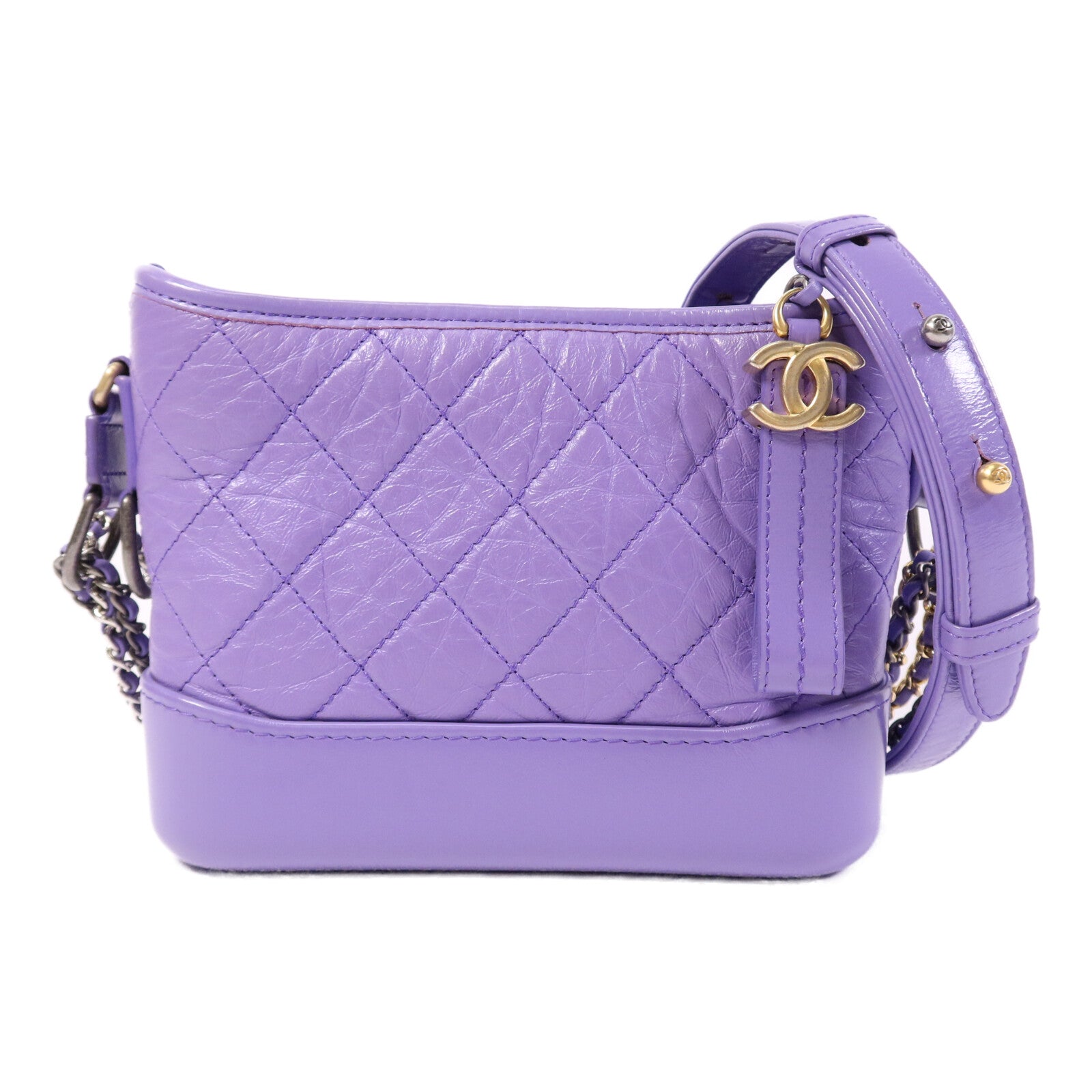 CHANEL 【激減優惠】牛皮皮革Gabrielle Small鏈帶肩背袋