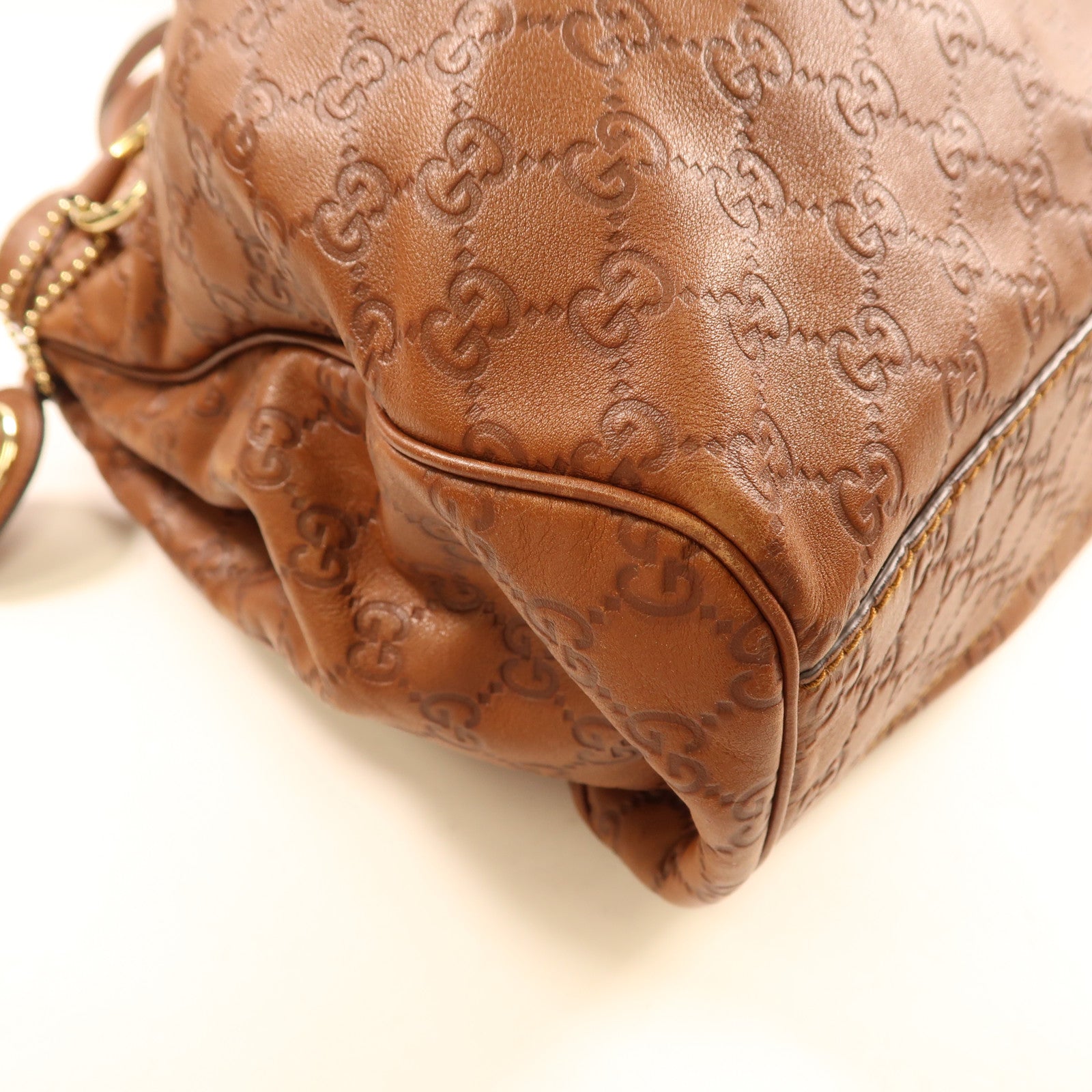 GUCCI 牛皮皮革Shoulder Bag金扣肩背袋