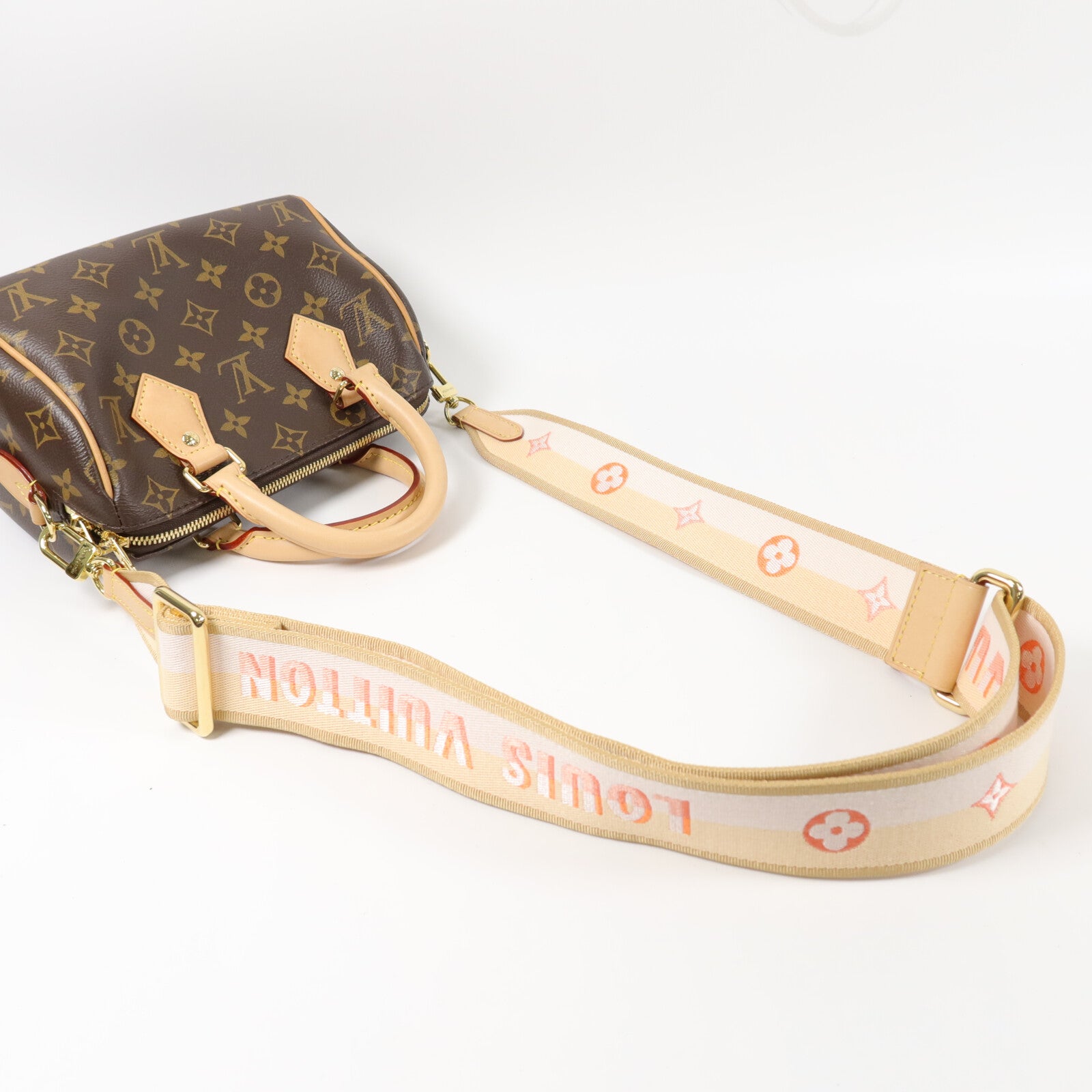 LOUIS VUITTON Monogram Speedy Bandouliere 20手挽肩背兩用袋