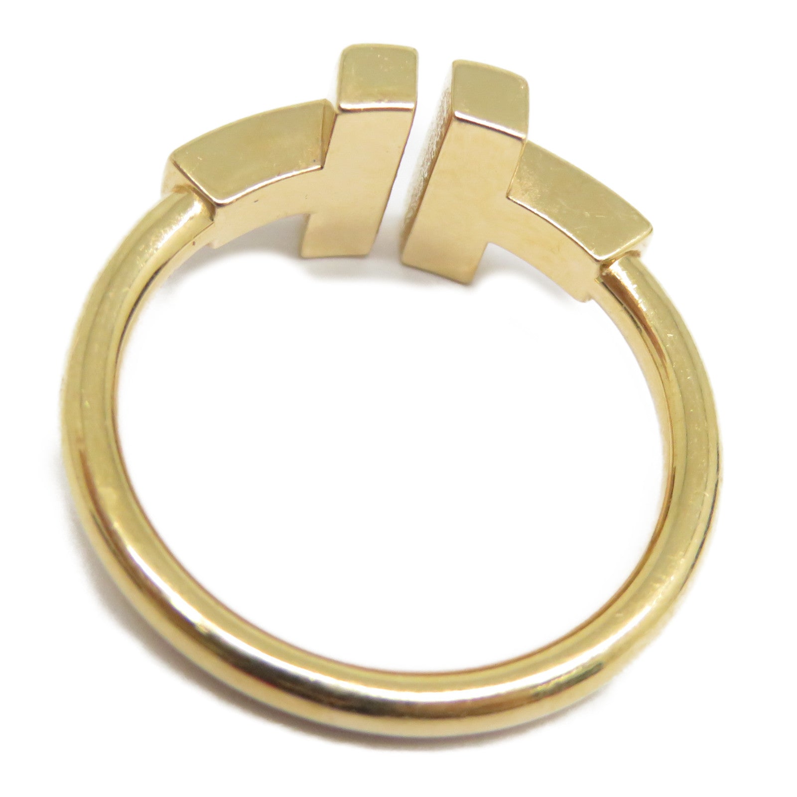 TIFFANY＆CO 【激減優惠】18K玫瑰金Black Onyx Wire Ring戒指US#6