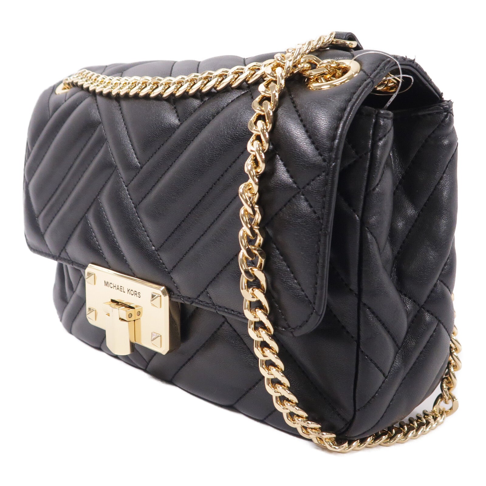 Michael Kors 牛皮皮革Shoulder Bag鏈帶肩背袋