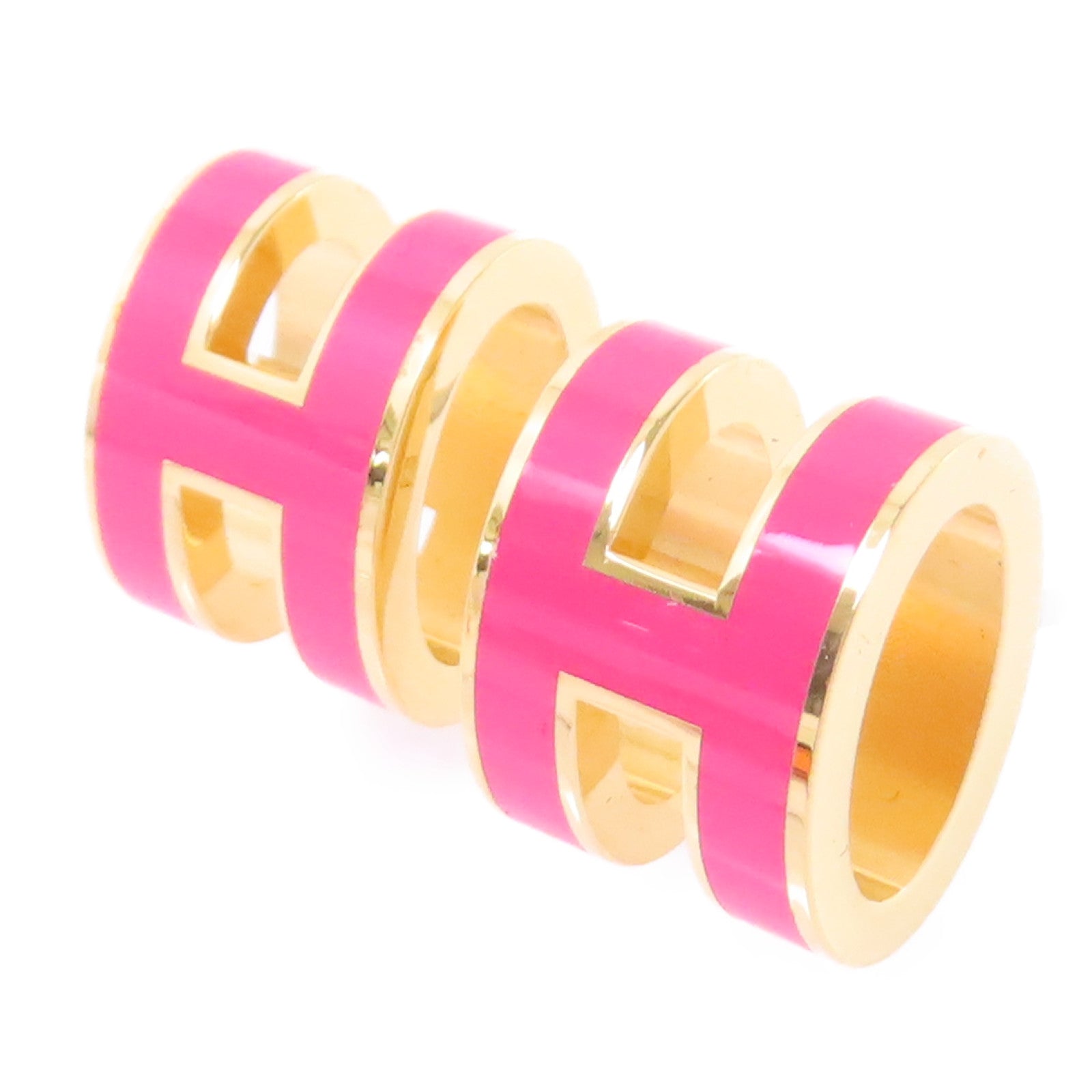 HERMES 金屬/琺瑯Pop H Earrings金扣耳環