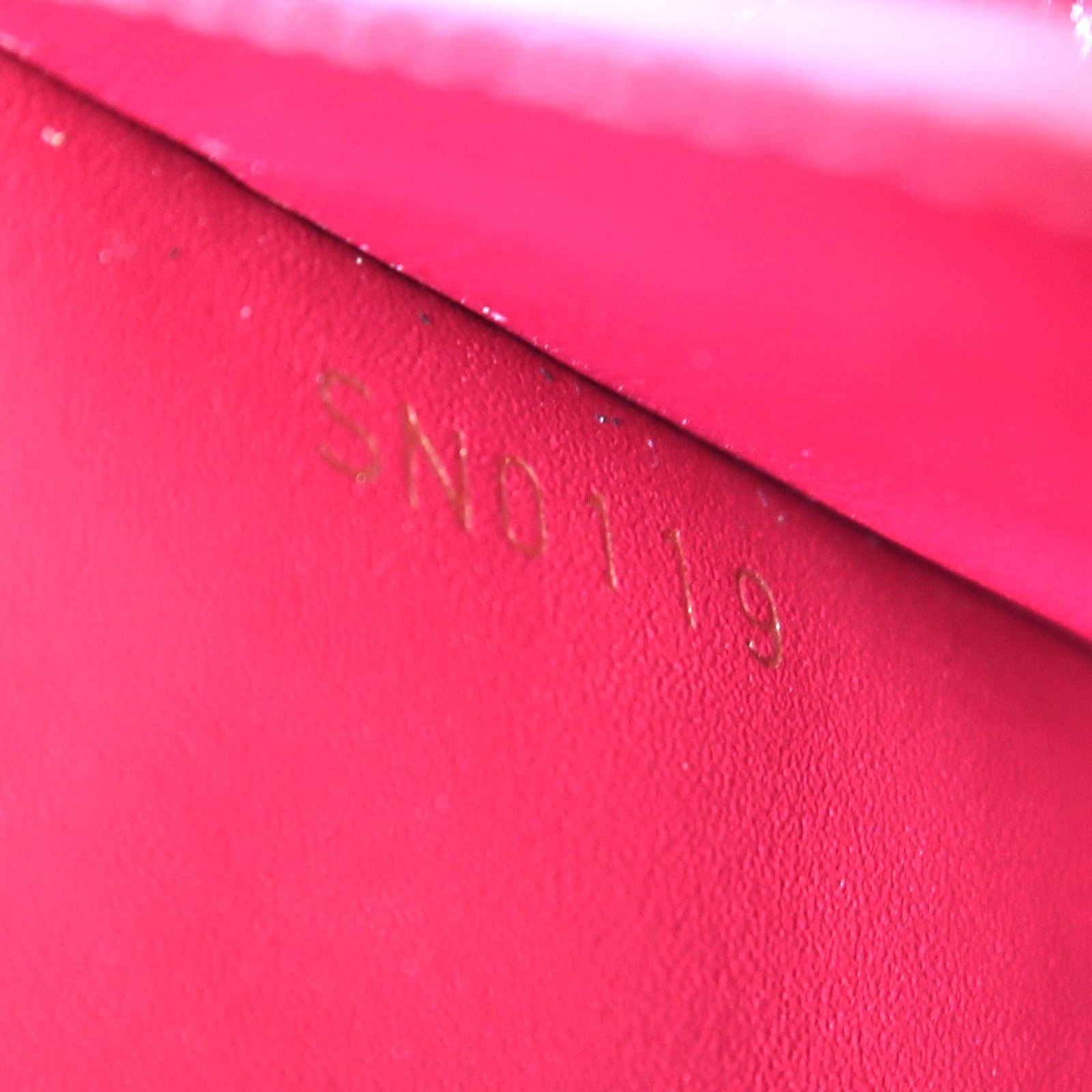 LOUIS VUITTON Monogram Flore金扣鏈帶肩背袋啡色/紅色