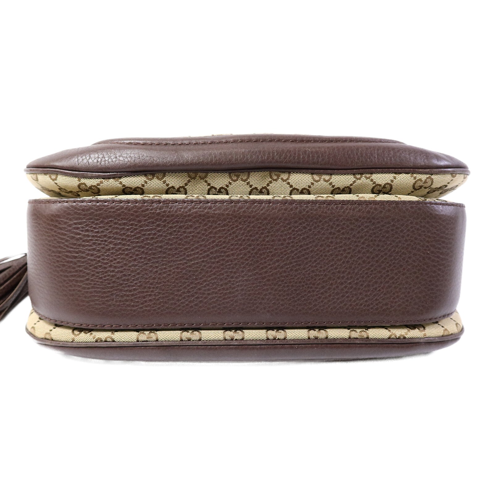 GUCCI 帆布Bamboo Top Handle手挽肩背兩用袋