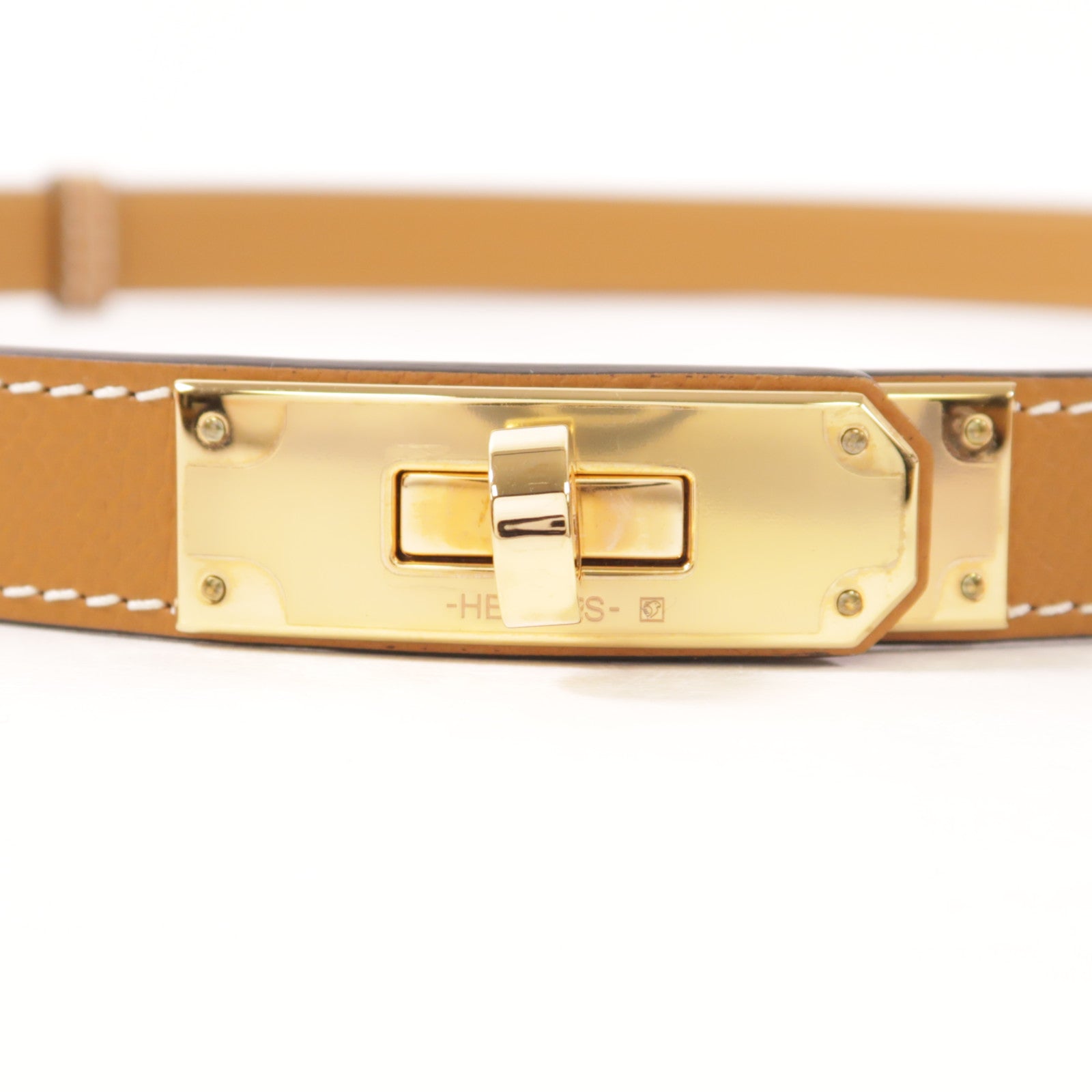 HERMES Epsom皮革H Belt金扣皮帶