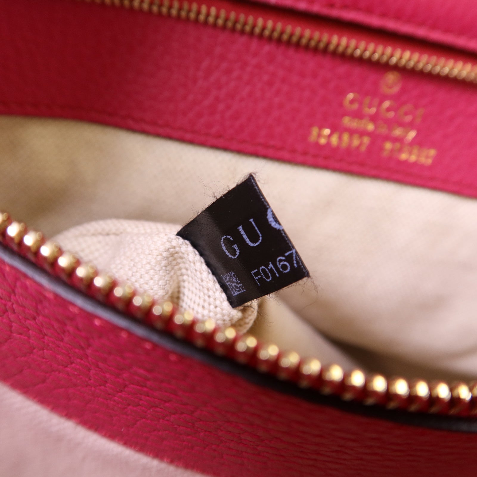 GUCCI 【激減優惠】牛皮皮革Shoulder Bag金扣肩背袋