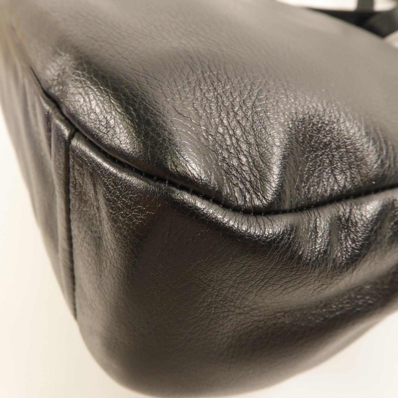 COACH 牛皮皮革2Way Shoulder銀扣手挽肩背兩用袋