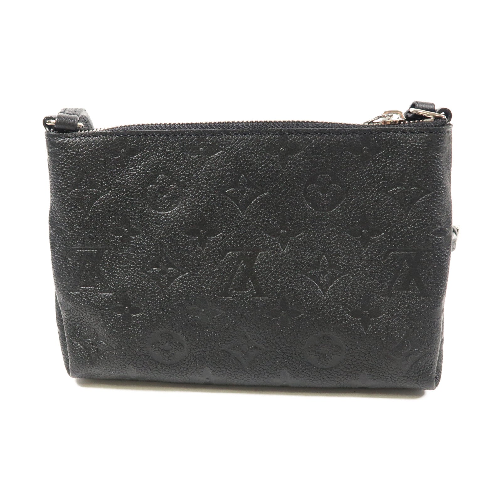 LOUIS VUITTON Monogram Empreinte Pochette Pallas BB銀扣肩背袋