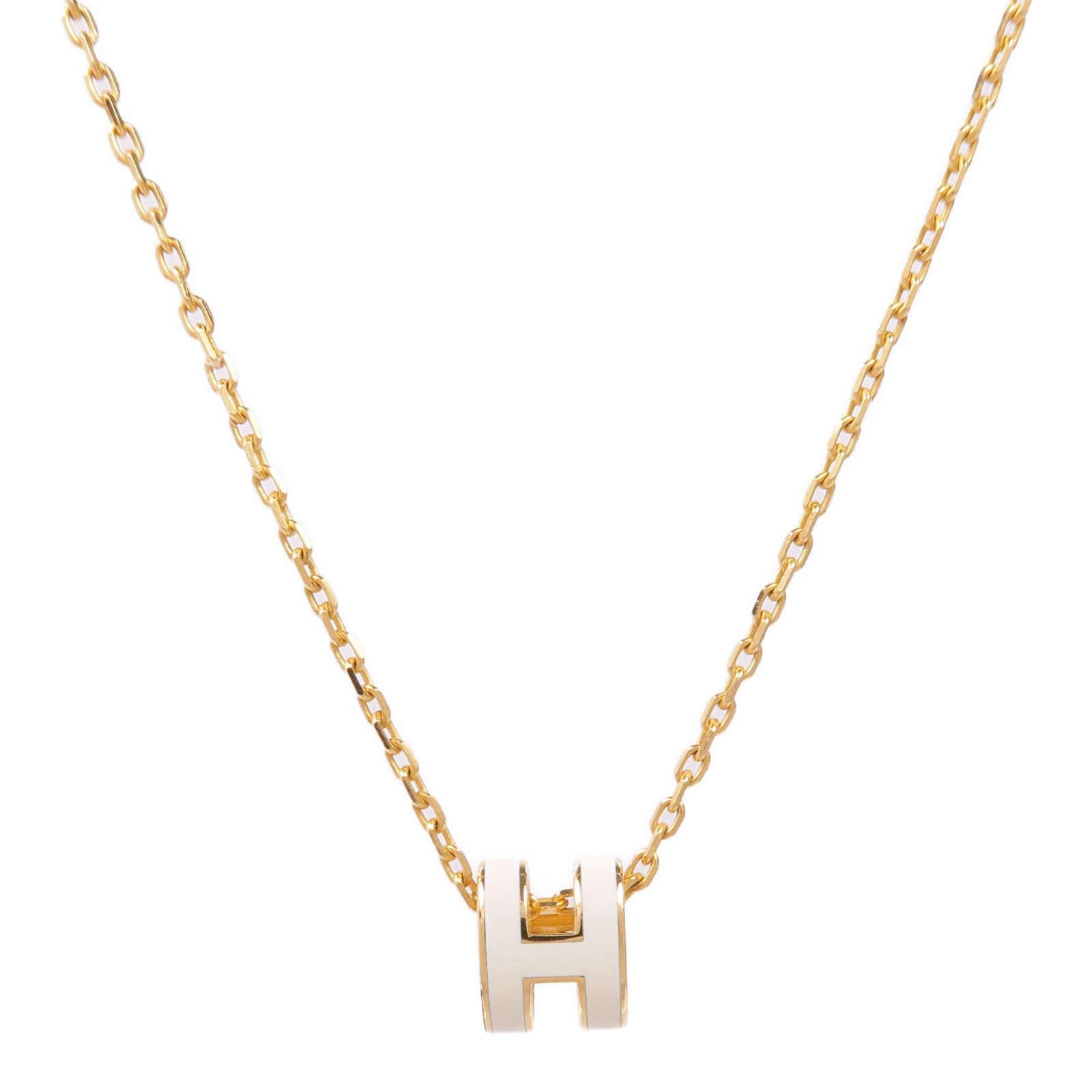 HERMES 金屬Mini Pop H項鍊Nata