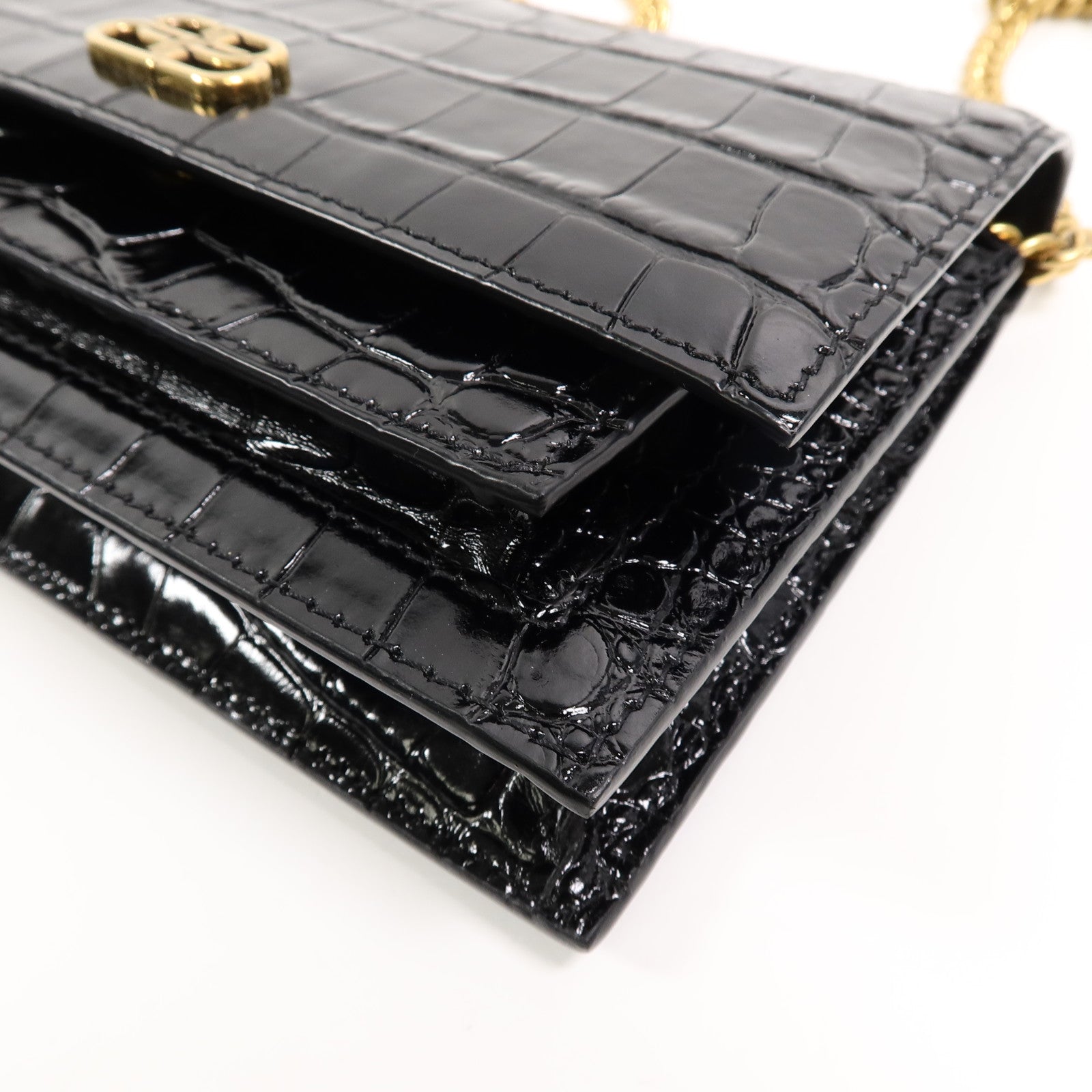 BALENCIAGA 牛皮皮革Chain Shoulder鏈帶肩背袋