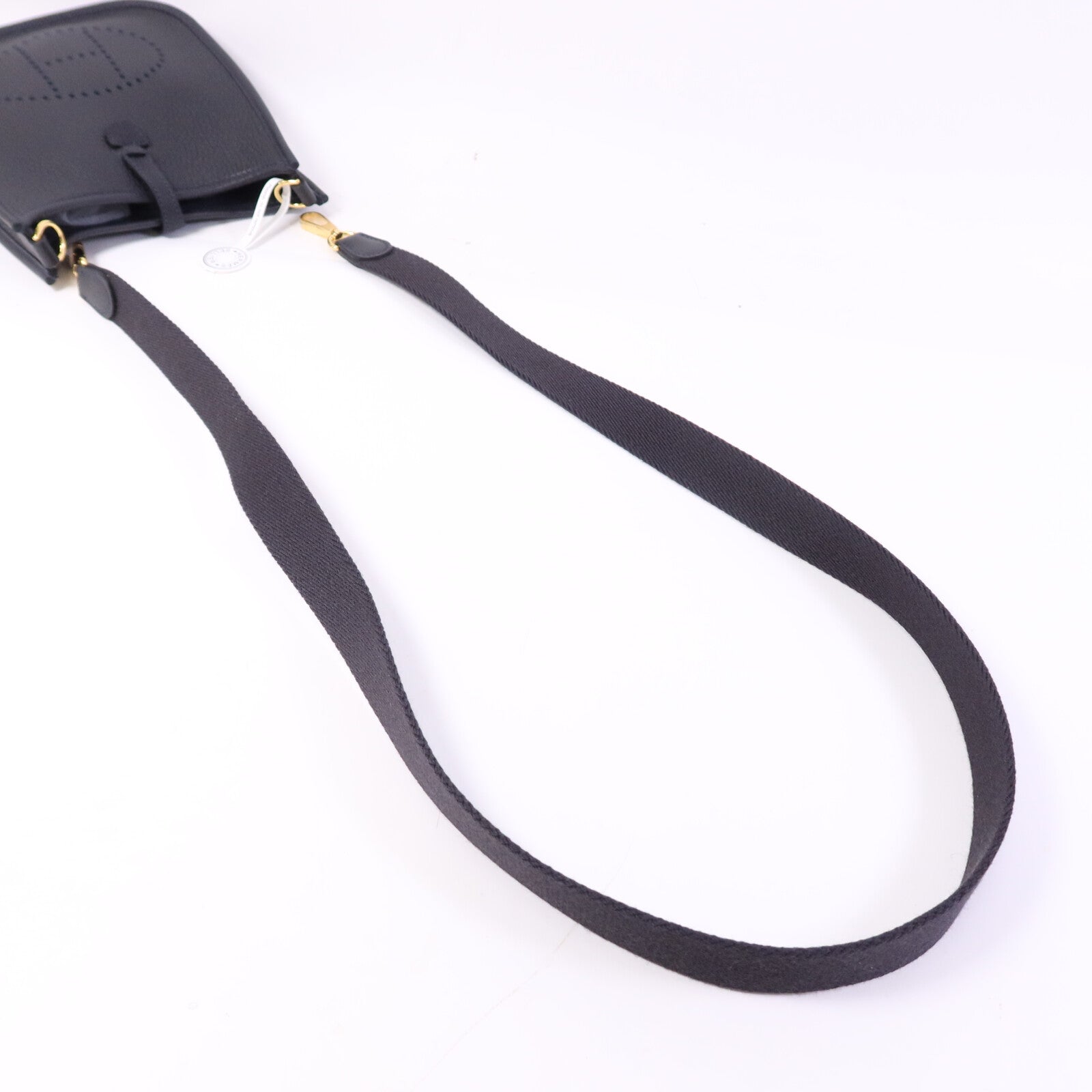 HERMES Clemence皮革Evelyne TPM金扣肩背袋Caban