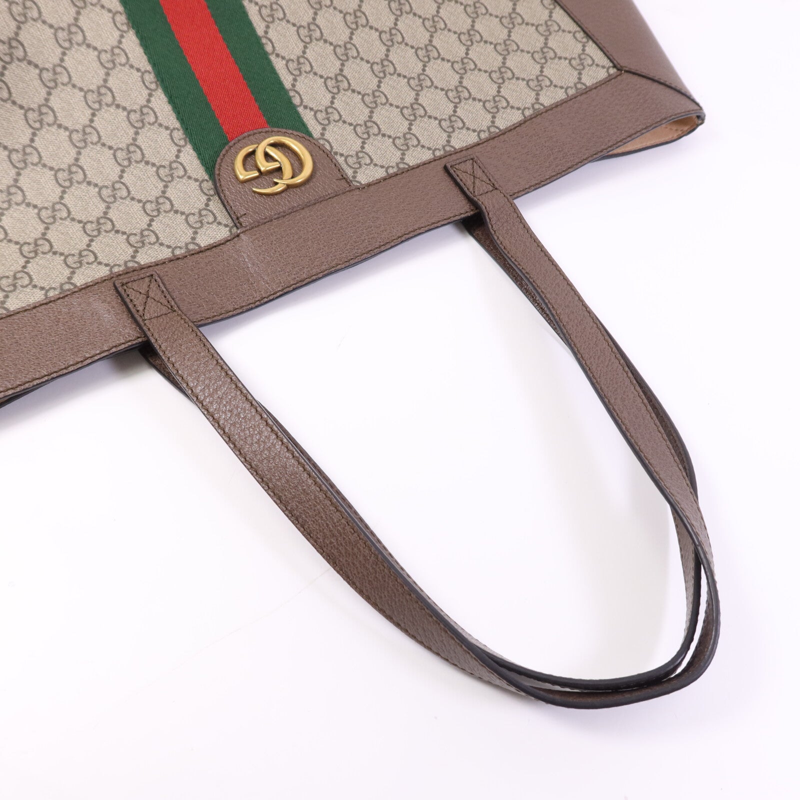 GUCCI 塗層帆布Ophidia Tote Bag金扣手挽袋