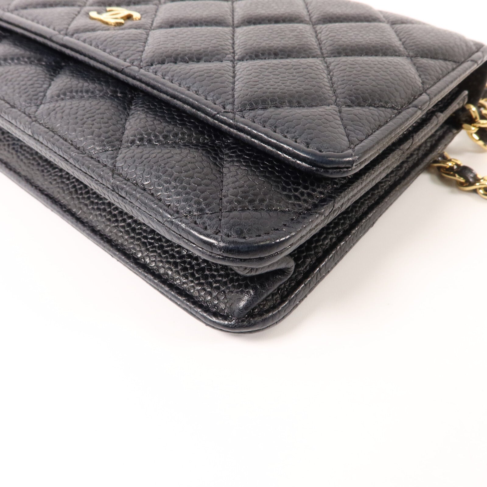 CHANEL 牛皮皮革WOC Wallet On Chain鏈帶肩背袋