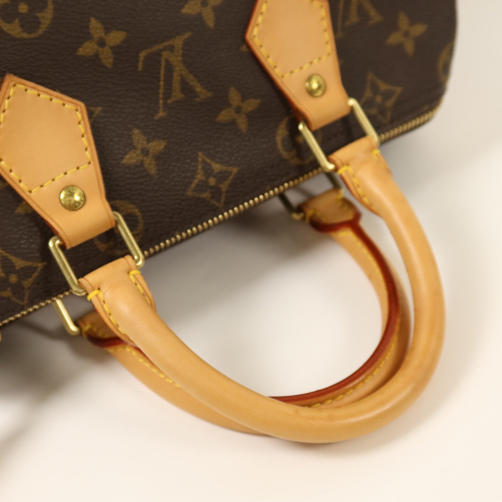 LOUIS VUITTON Monogram Speedy 25金扣手挽袋