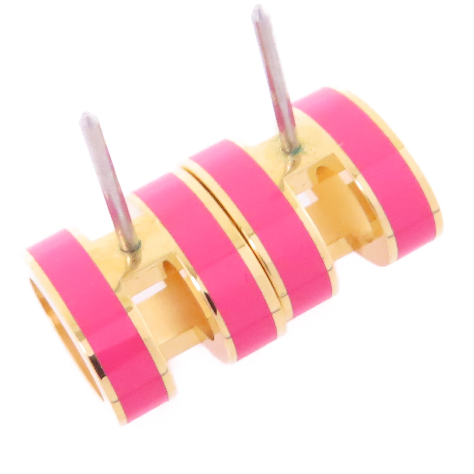 HERMES 金屬/琺瑯Pop H Earrings金扣耳環