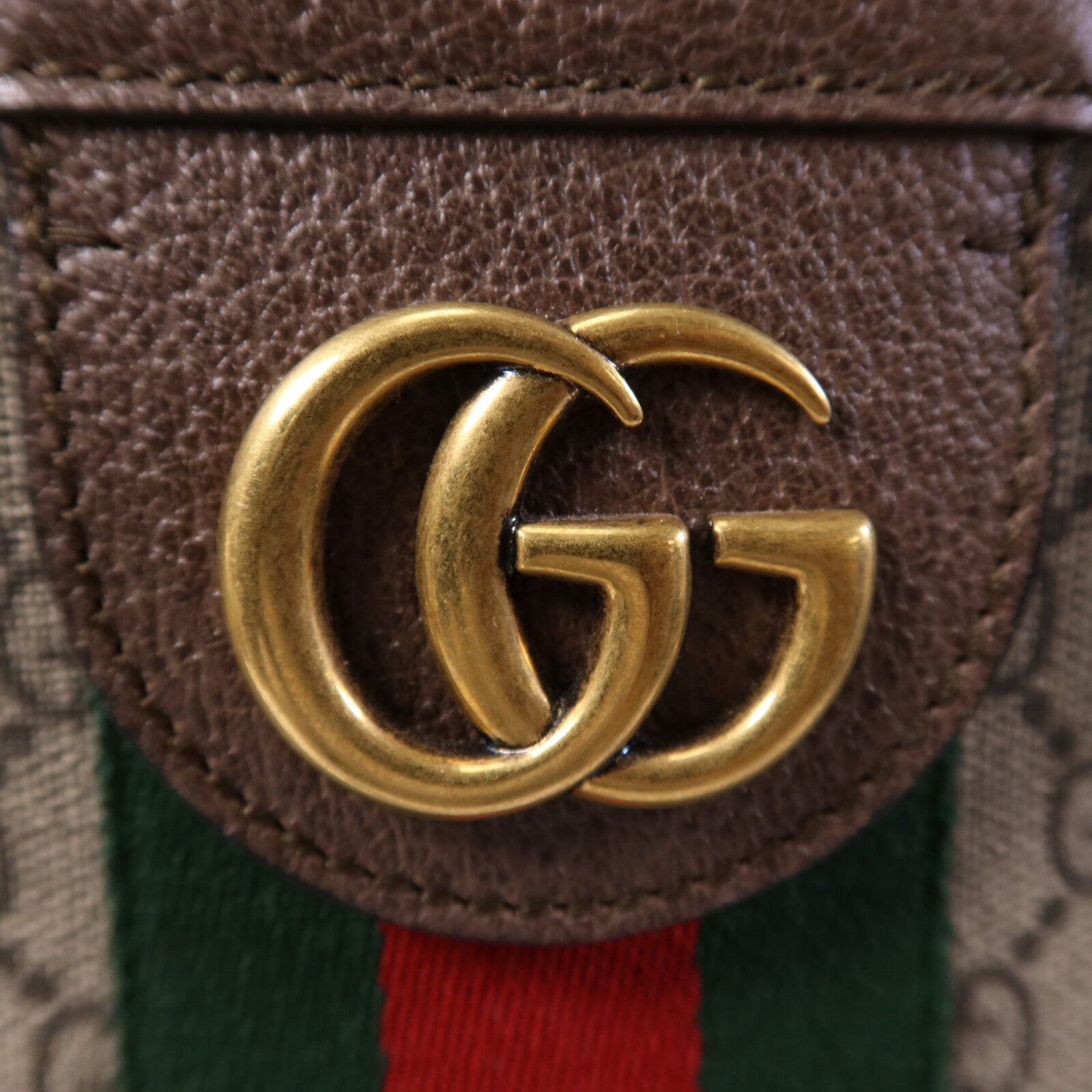GUCCI 塗層帆布Ophidia Tote Bag金扣手挽袋