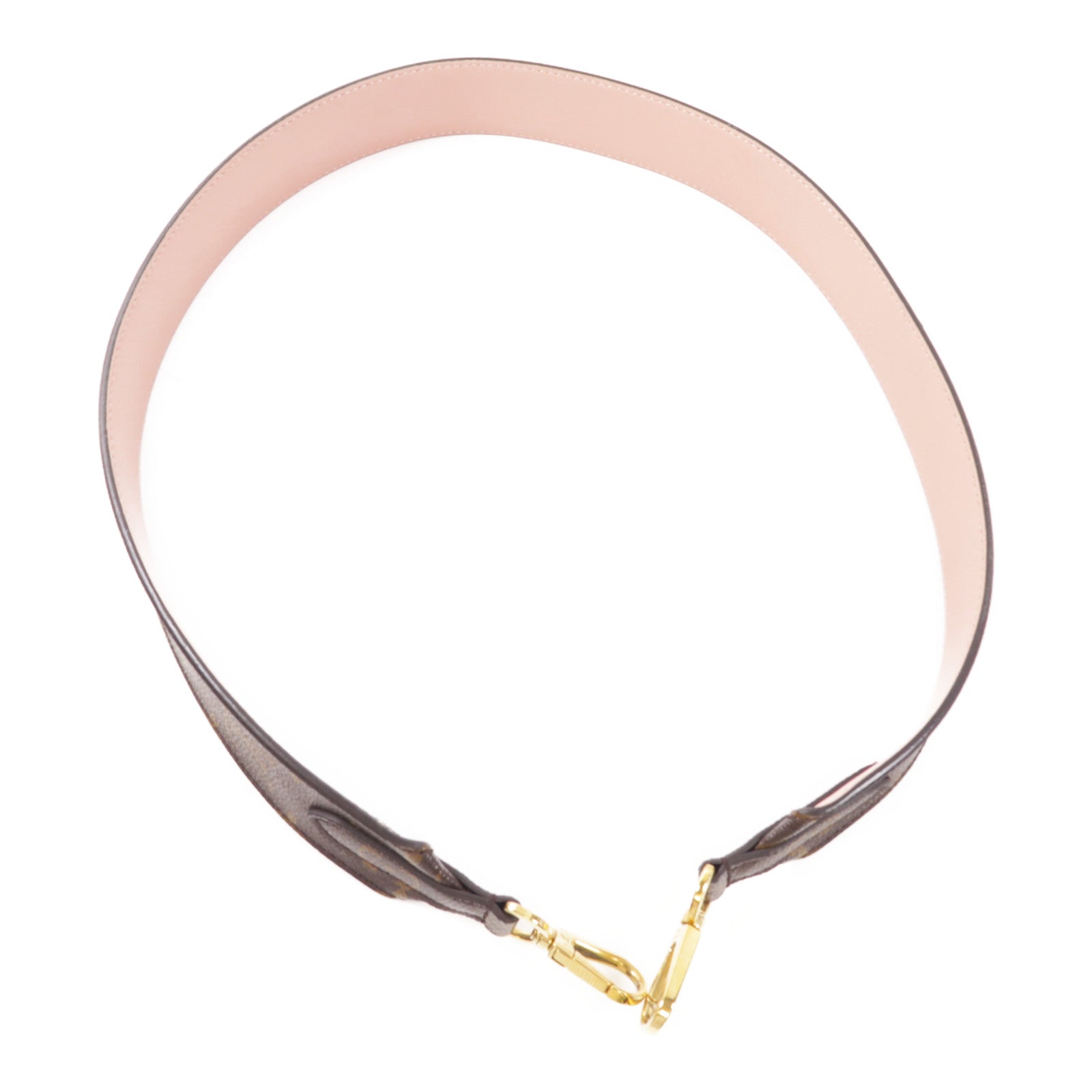 LOUIS VUITTON Monogram Strap金扣肩背帶
