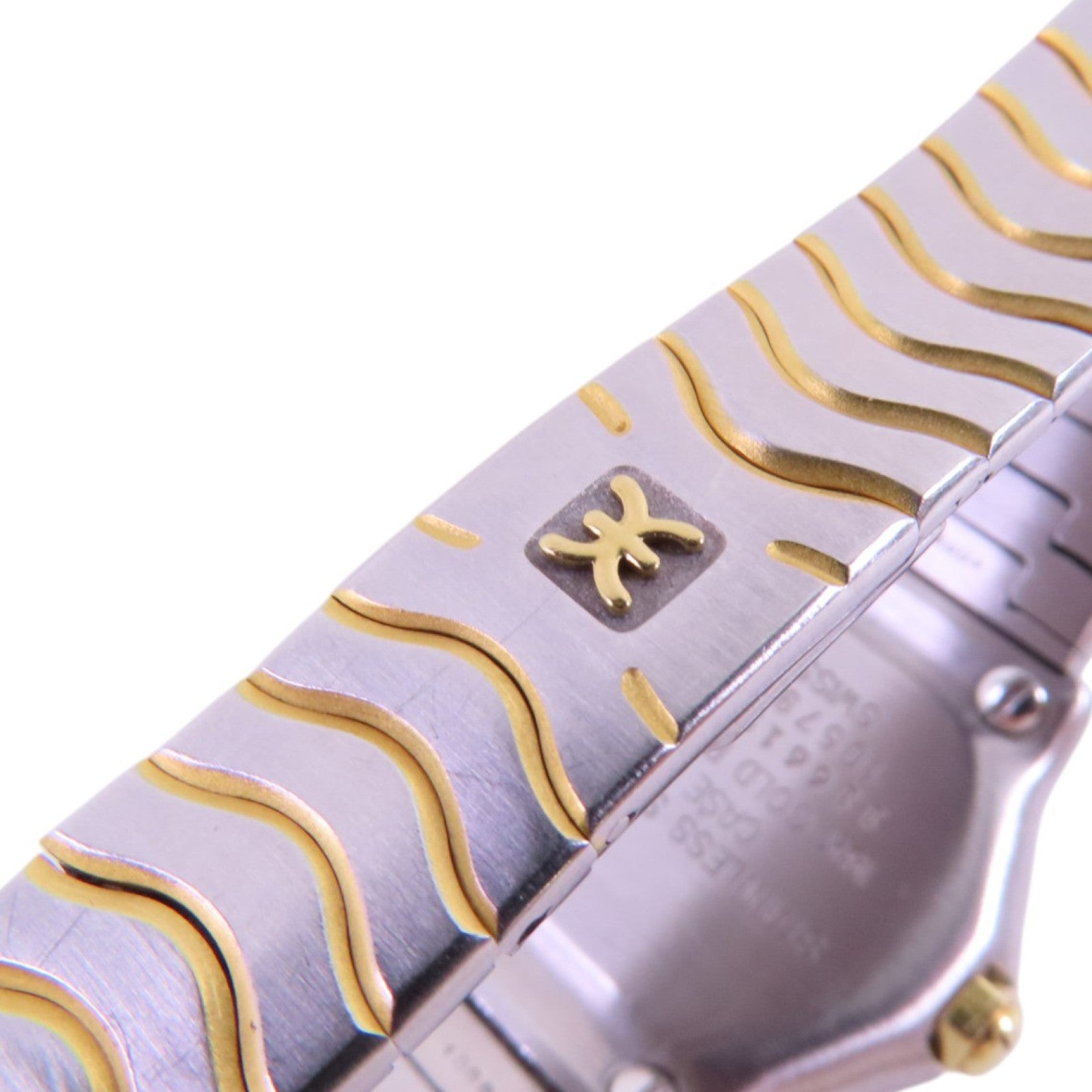 EBEL Ebel Sport Classic 1057901 Quartz Watch 18K Yellow Gold SS Diamond