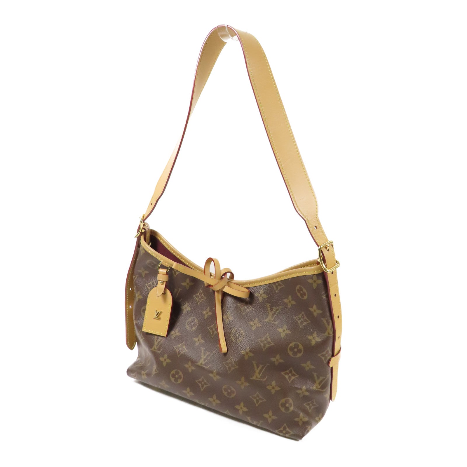 LOUIS VUITTON Monogram CarryAll PM金扣肩背袋