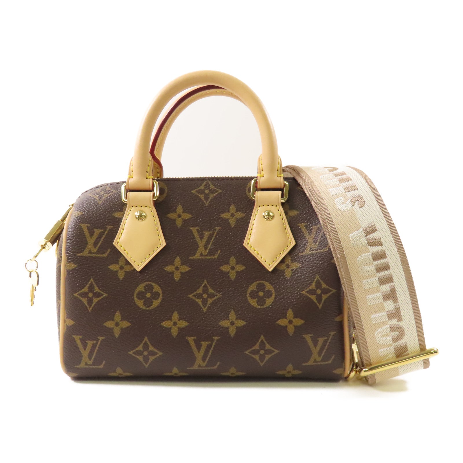 LOUIS VUITTON Monogram Speedy Bandoulière 20金扣手挽肩背兩用袋