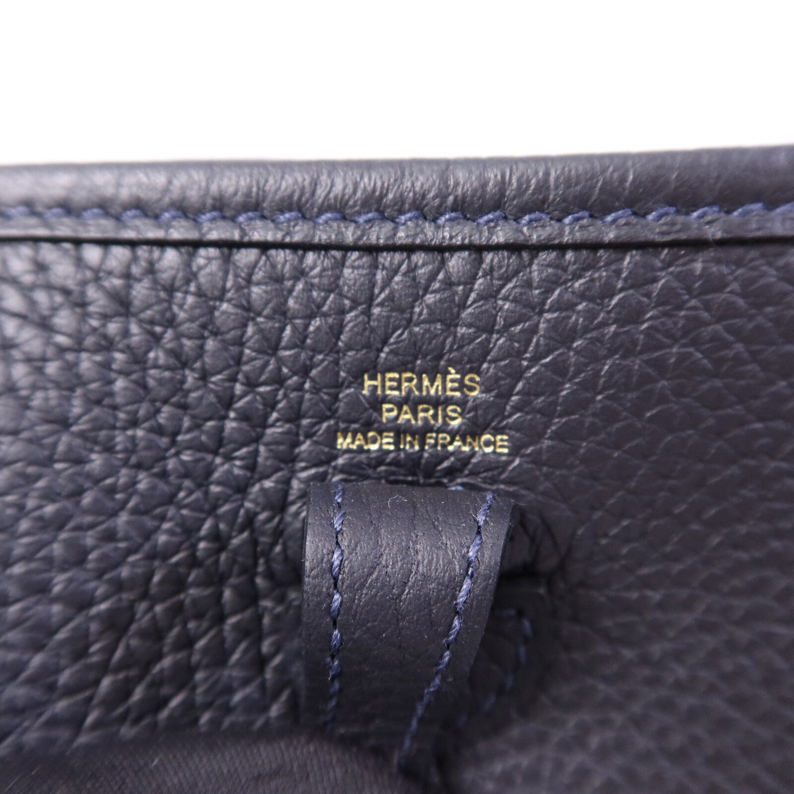 HERMES Clemence皮革Evelyne TPM金扣肩背袋Caban