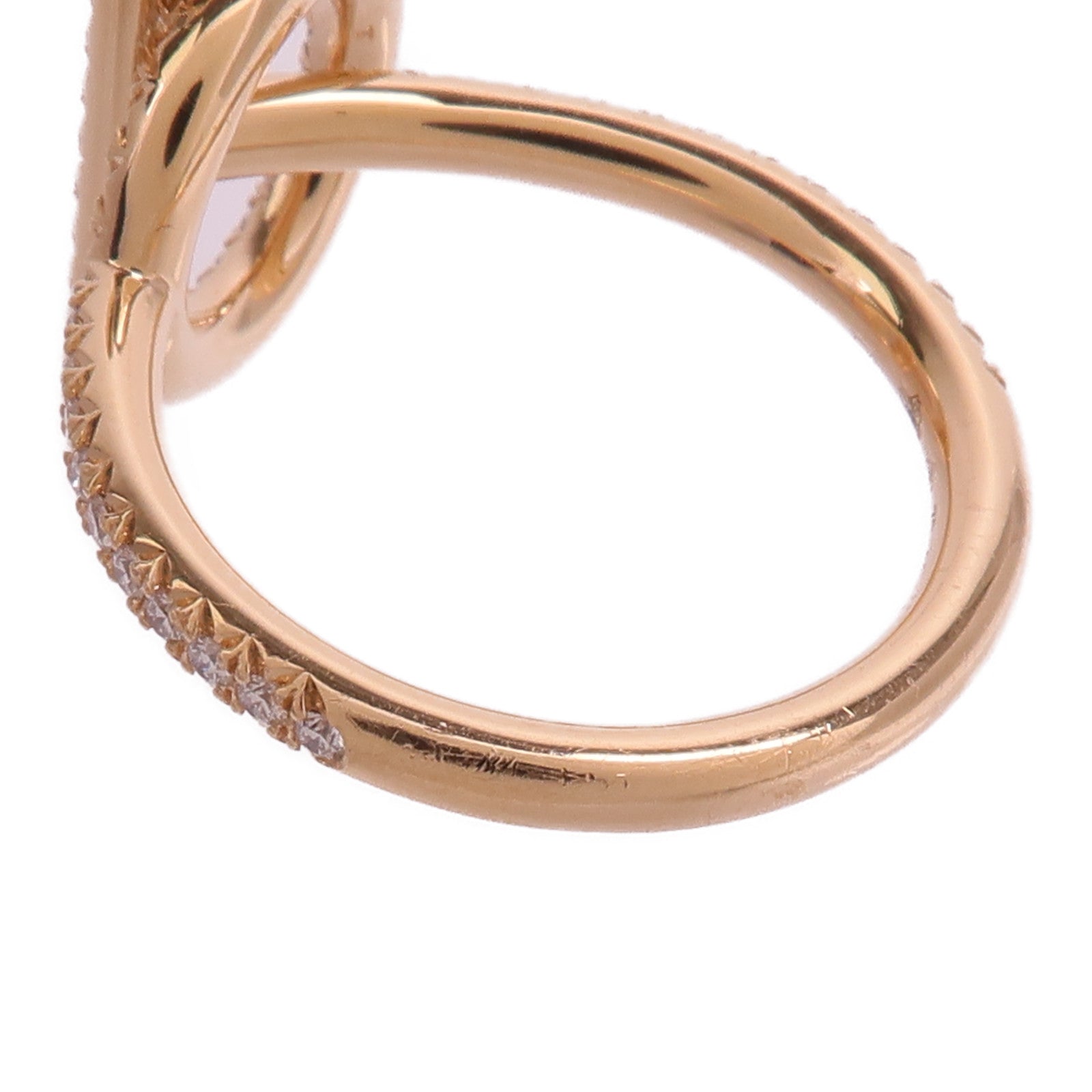 HERMES 18K玫瑰金Echappee Diamond Ring戒指