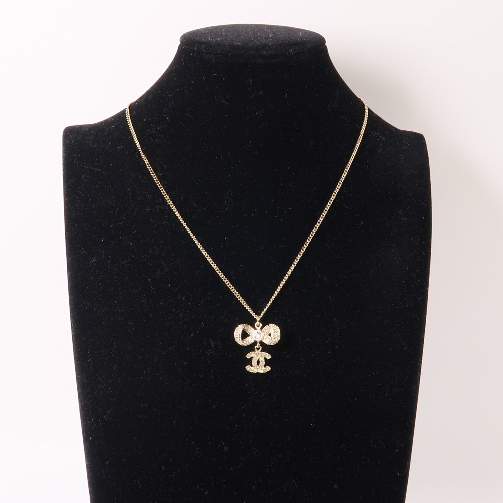 CHANEL PVC/金屬Necklace項鍊金色/透明