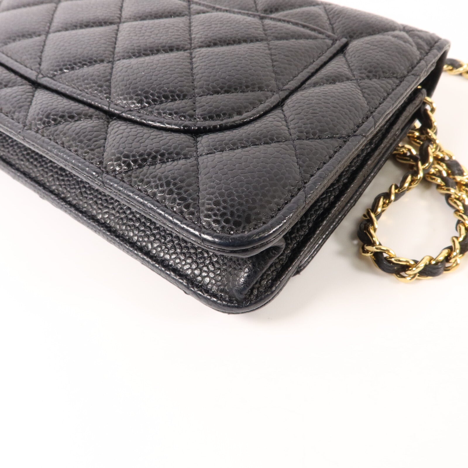 CHANEL 牛皮皮革WOC Wallet On Chain鏈帶肩背袋