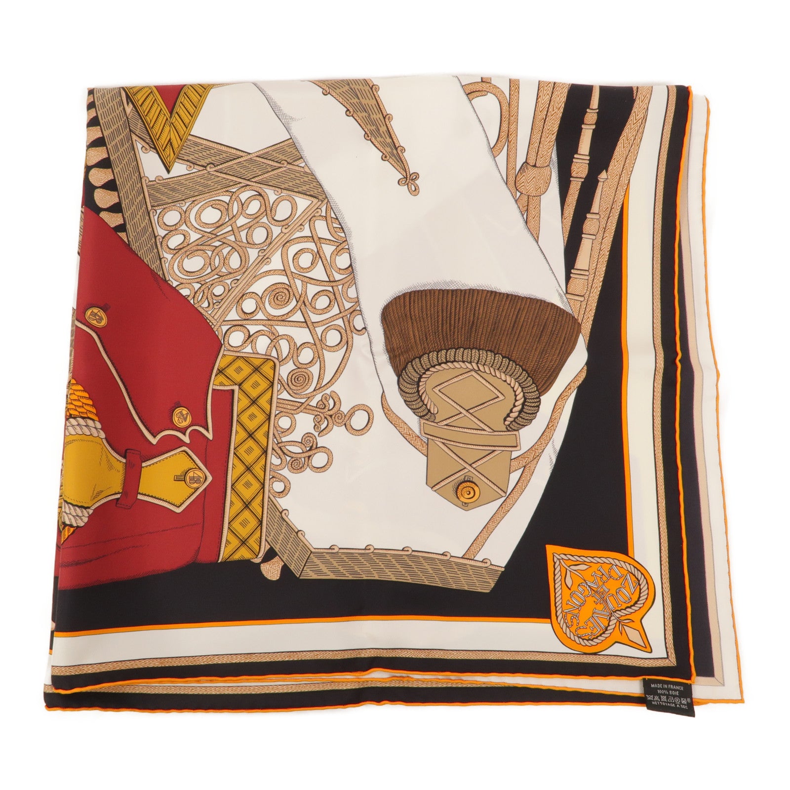 HERMES 絲質Scarf 90x90絲巾