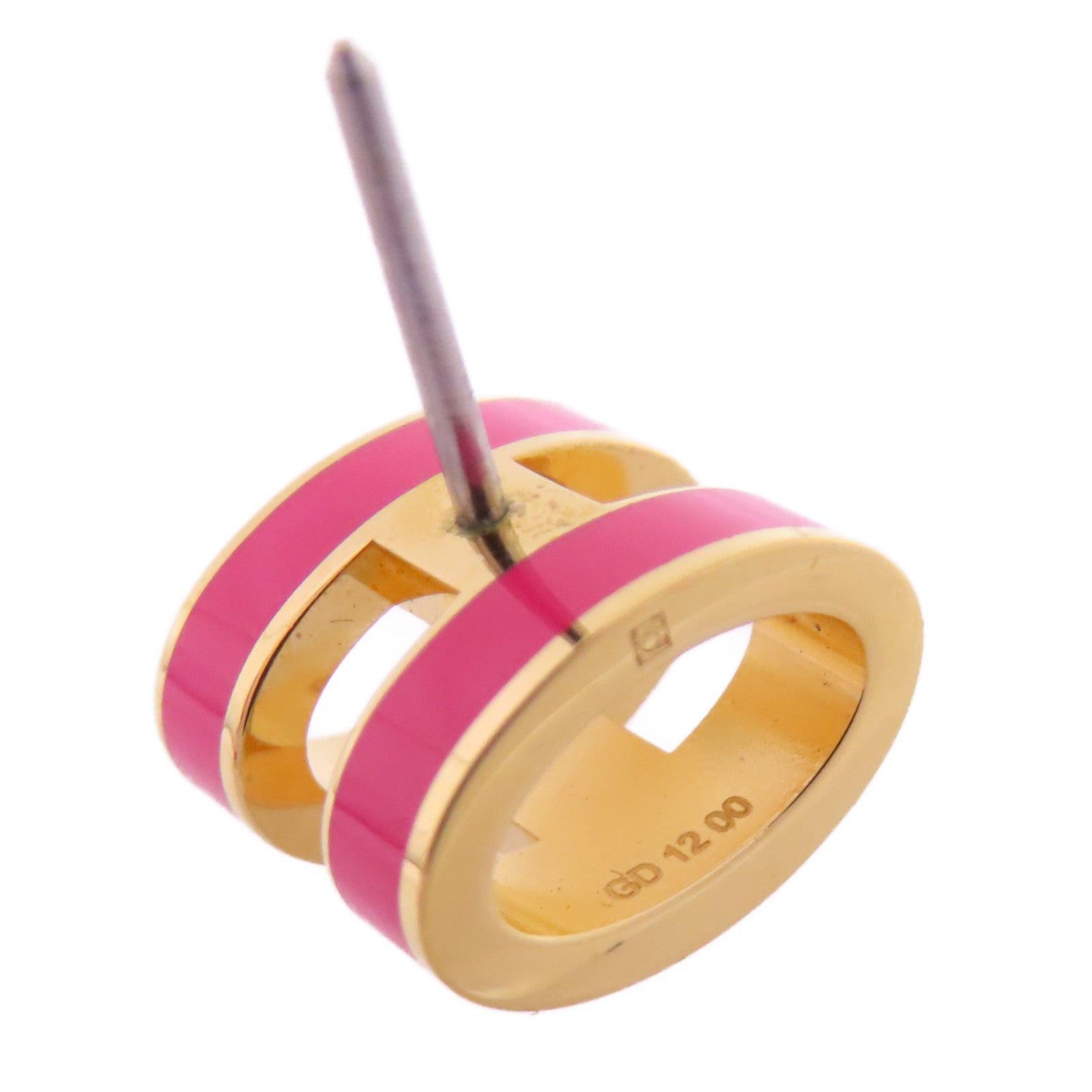 HERMES 金屬/琺瑯Pop H Earrings金扣耳環