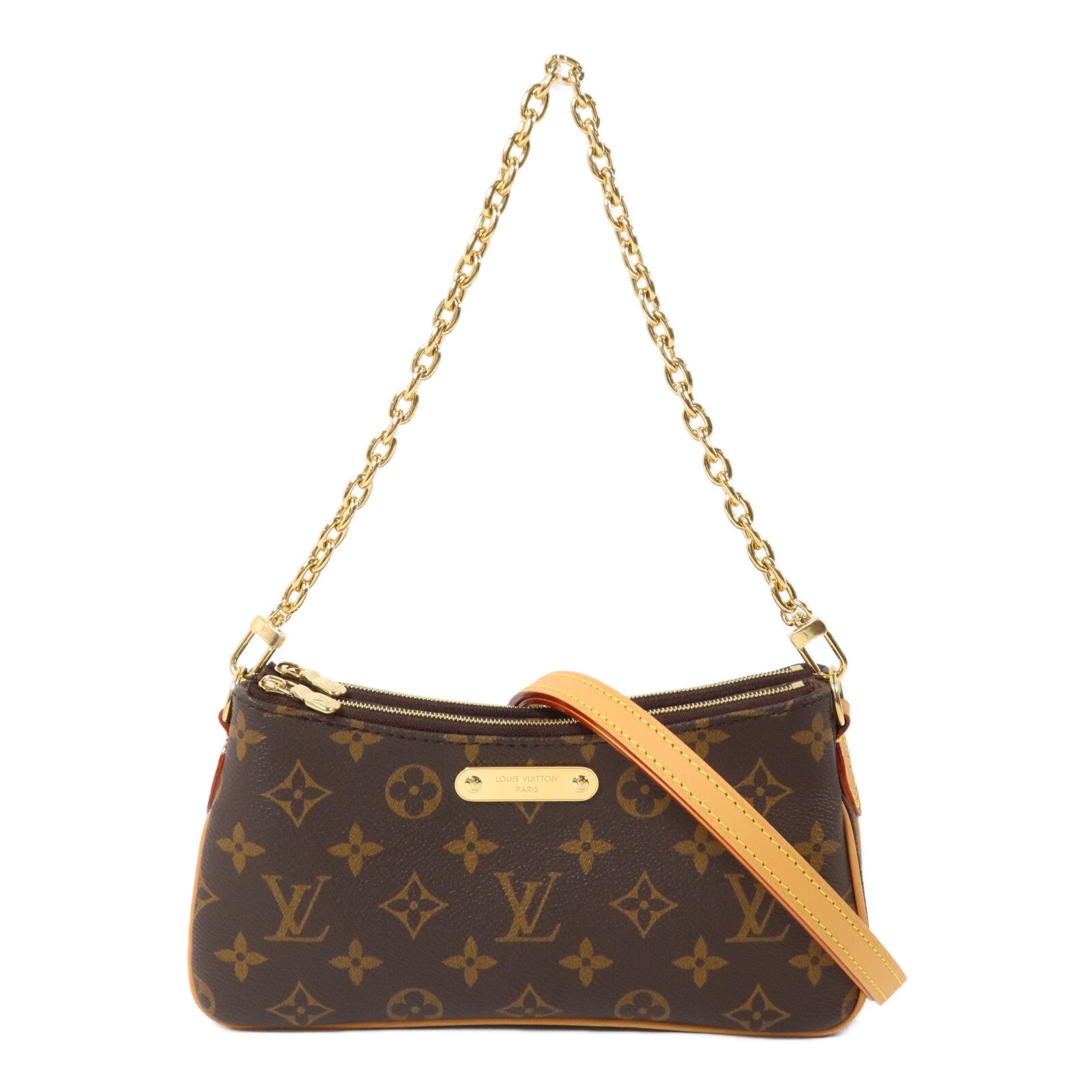 LOUIS VUITTON Monogram Liv Pochette鏈帶肩背袋