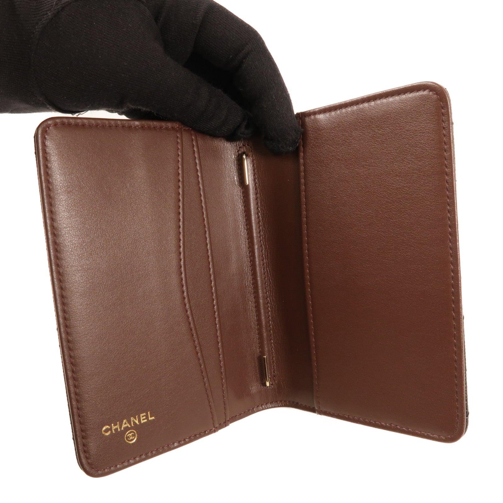 CHANEL 牛皮皮革Passport Holder護照套