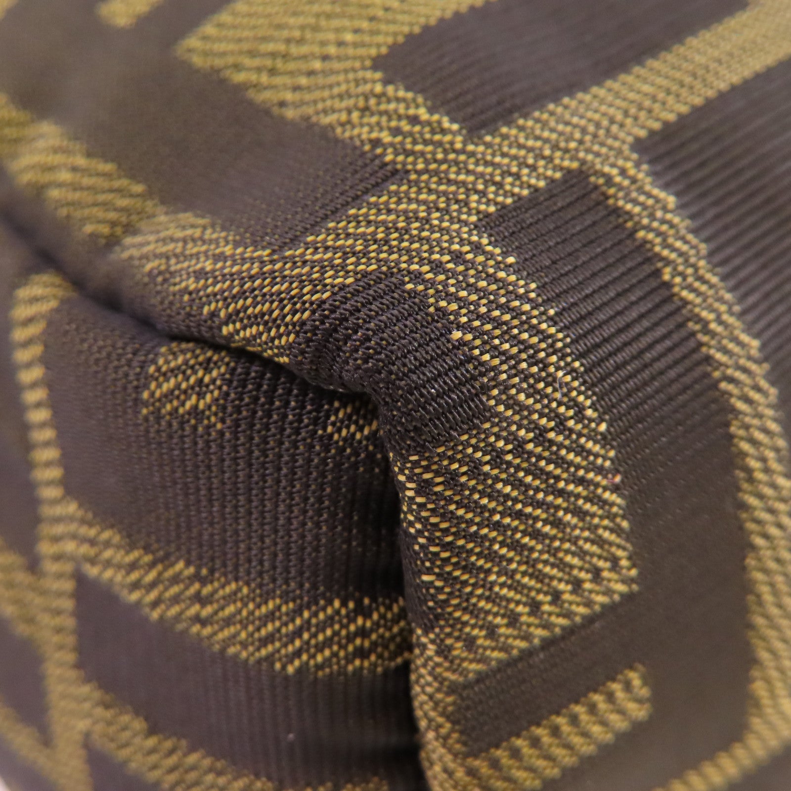 FENDI 帆布Zucchino Handbag手挽袋啡色