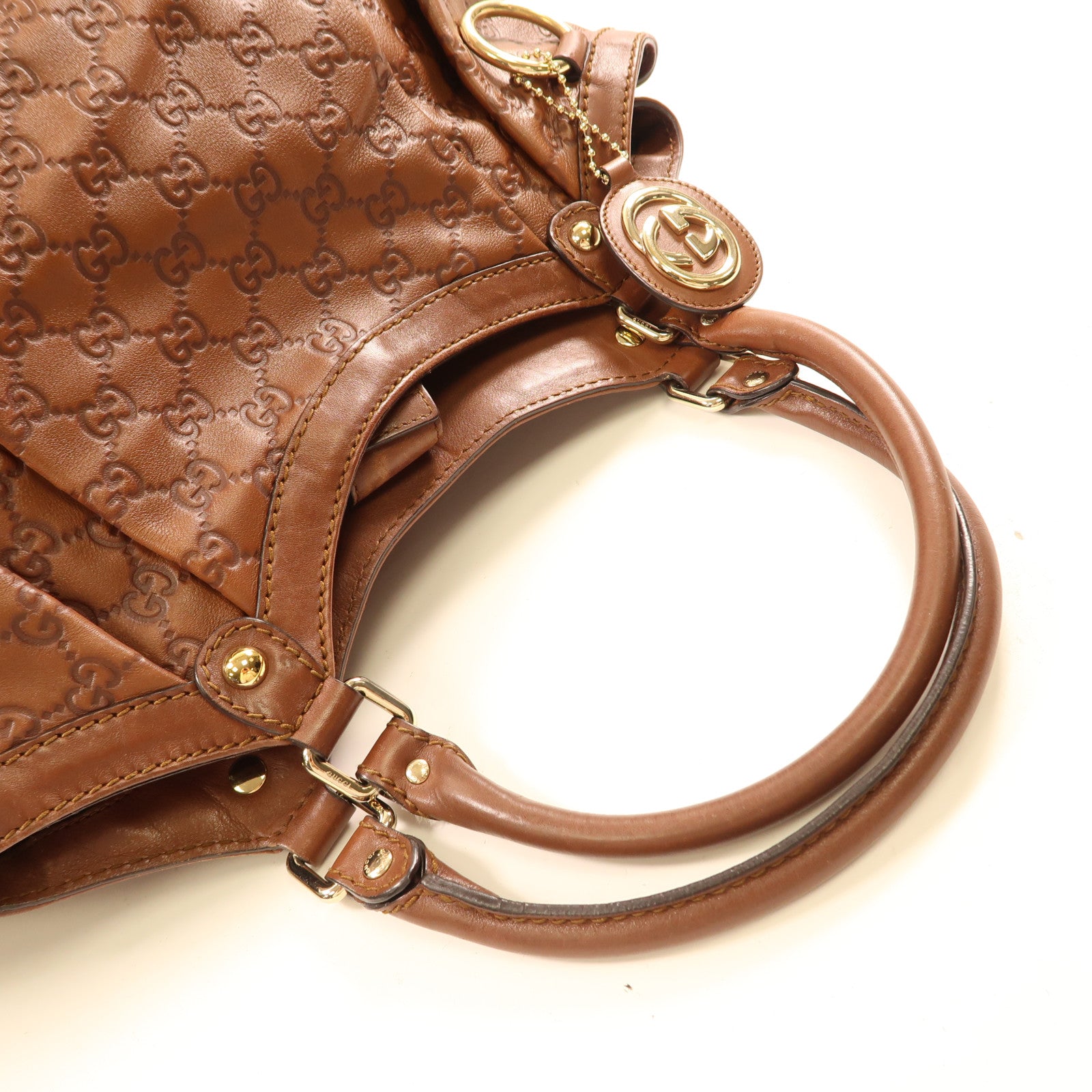 GUCCI 牛皮皮革Shoulder Bag金扣肩背袋
