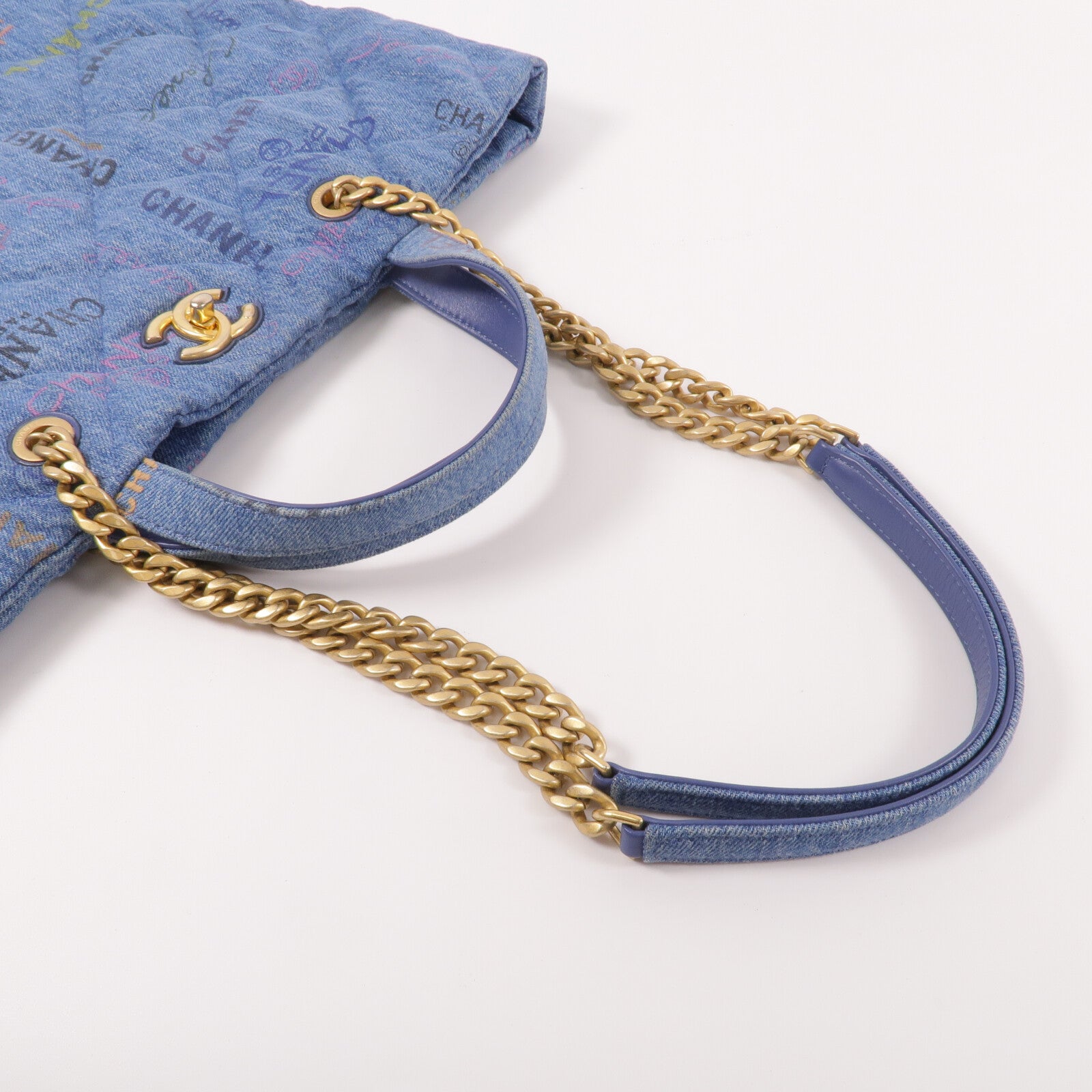 CHANEL 牛仔布Mood Shopping Tote手挽袋