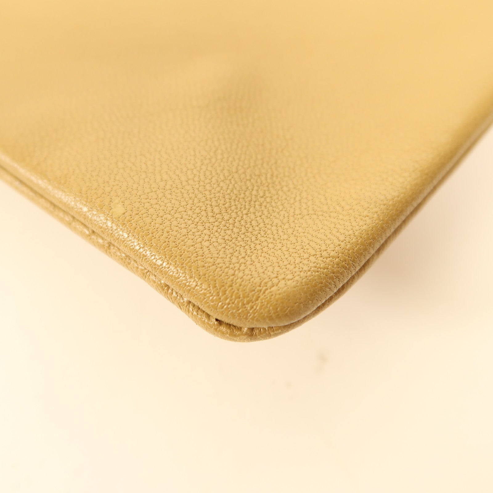 CELINE 牛皮皮革Pouch金扣手拿包