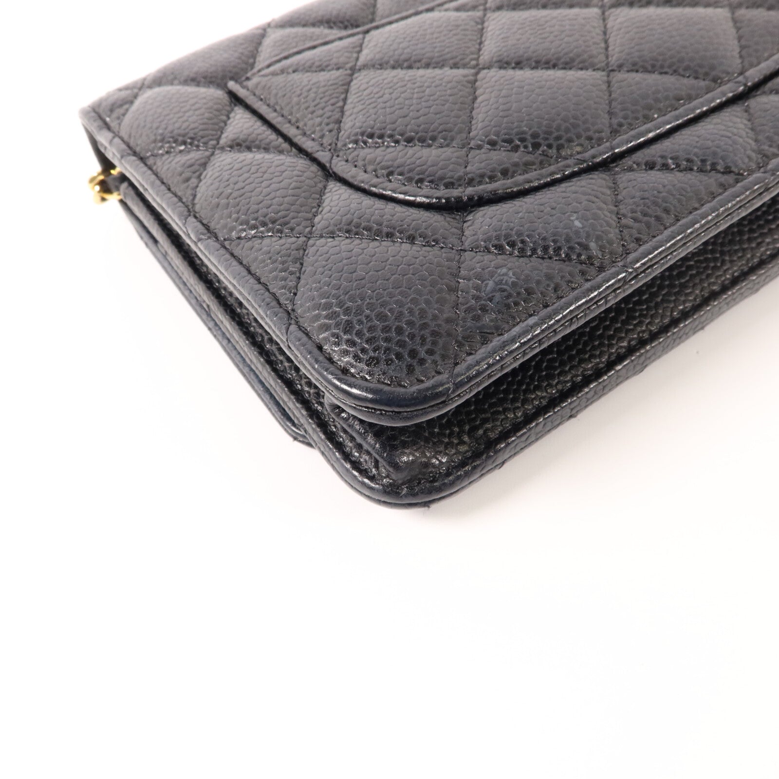 CHANEL 牛皮皮革WOC Wallet On Chain鏈帶肩背袋