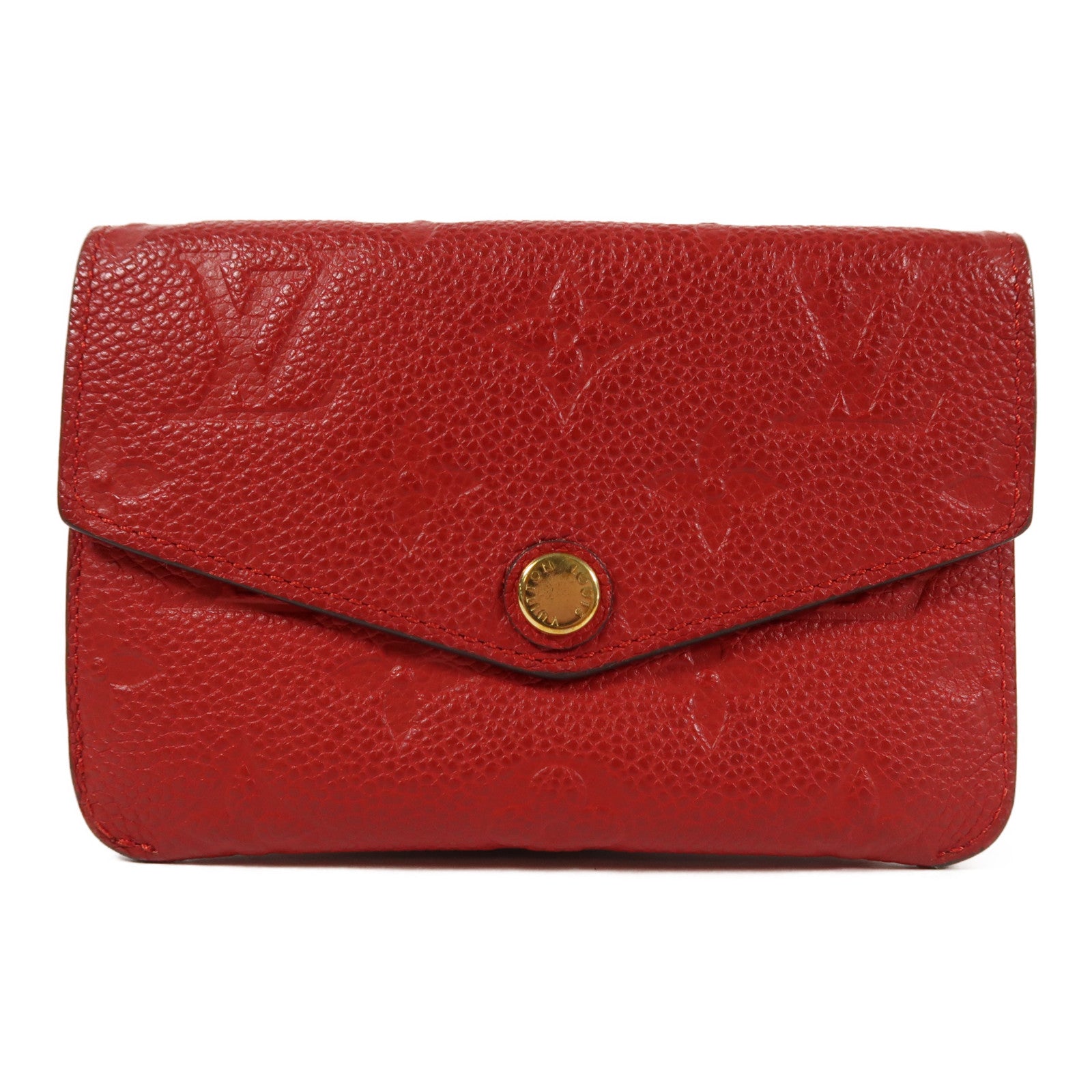 LOUIS VUITTON Monogram Empreinte Card Case金扣卡片套