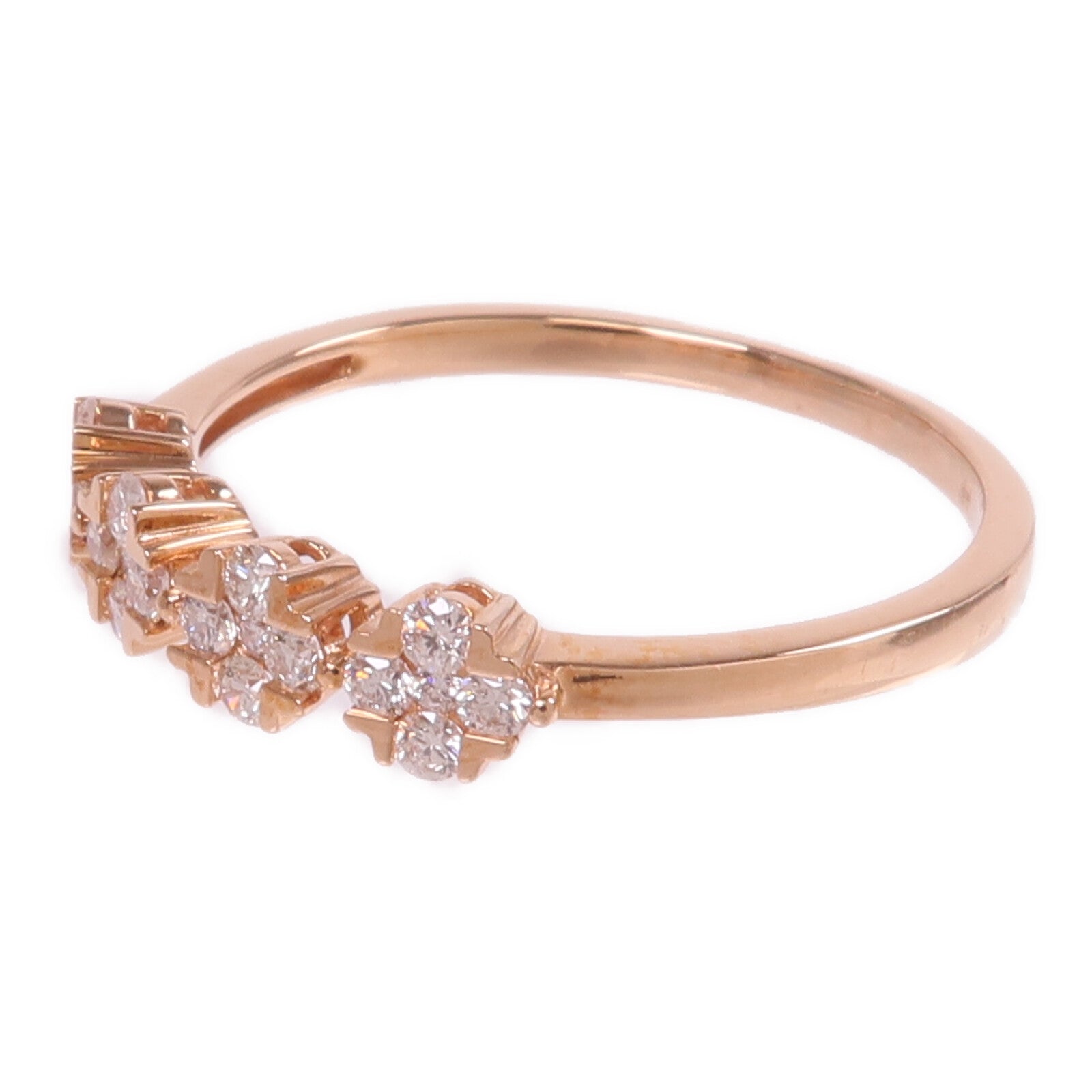JEWELRY 18K玫瑰金Diamond Ring鑽石戒指US#8.5