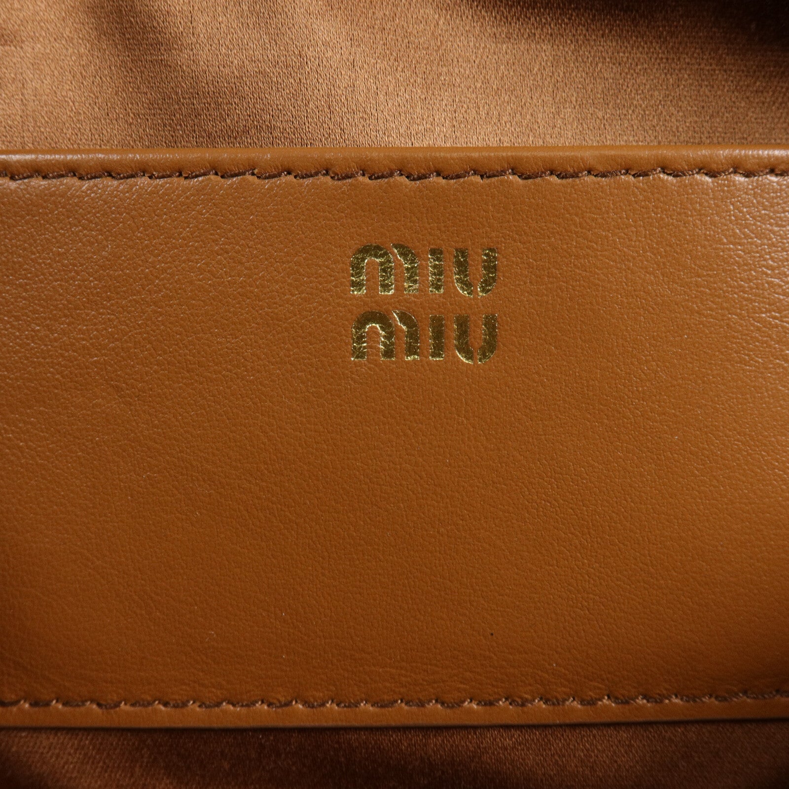 Miu Miu 皮革Arcadie手挽肩背兩用袋