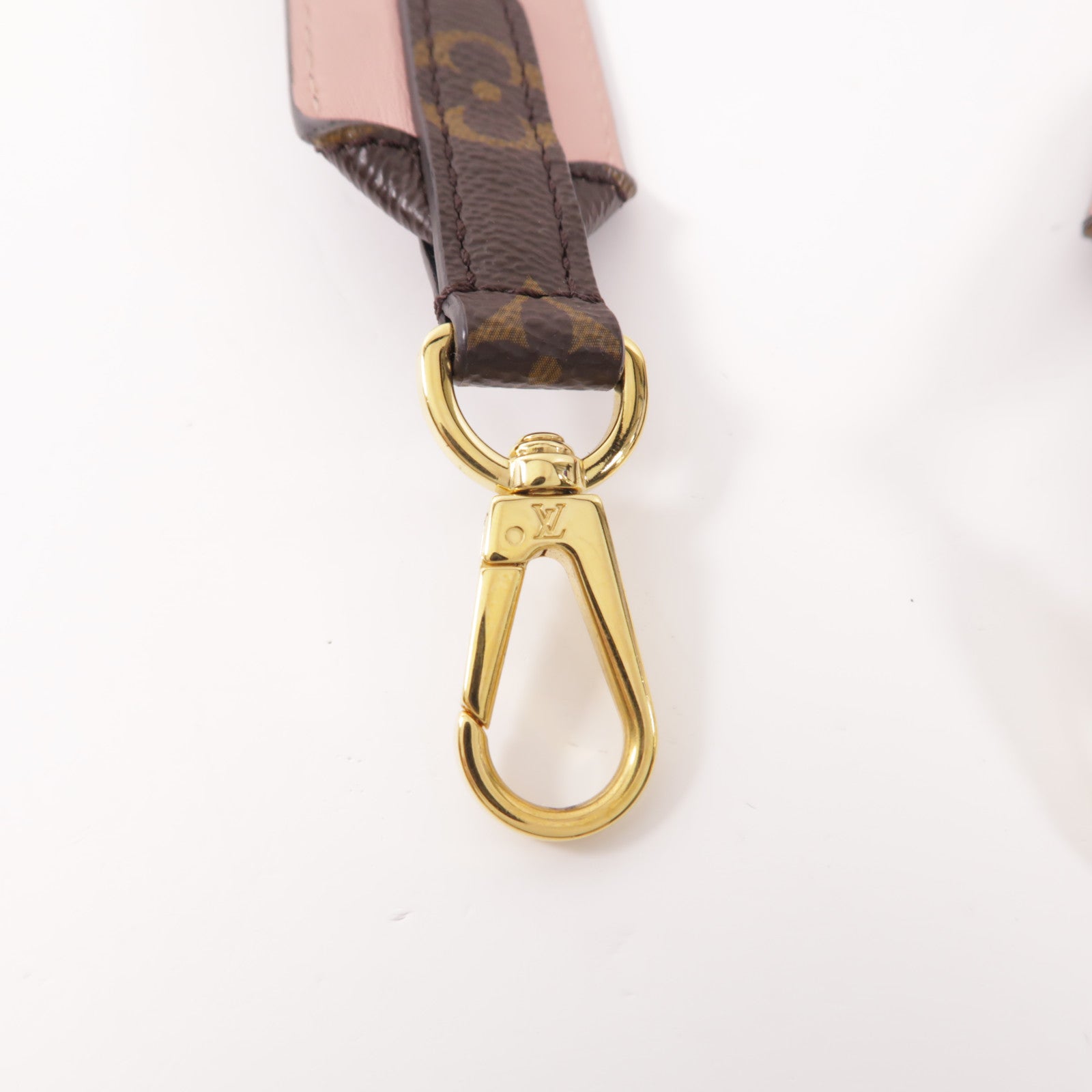 LOUIS VUITTON Monogram Strap金扣肩背帶