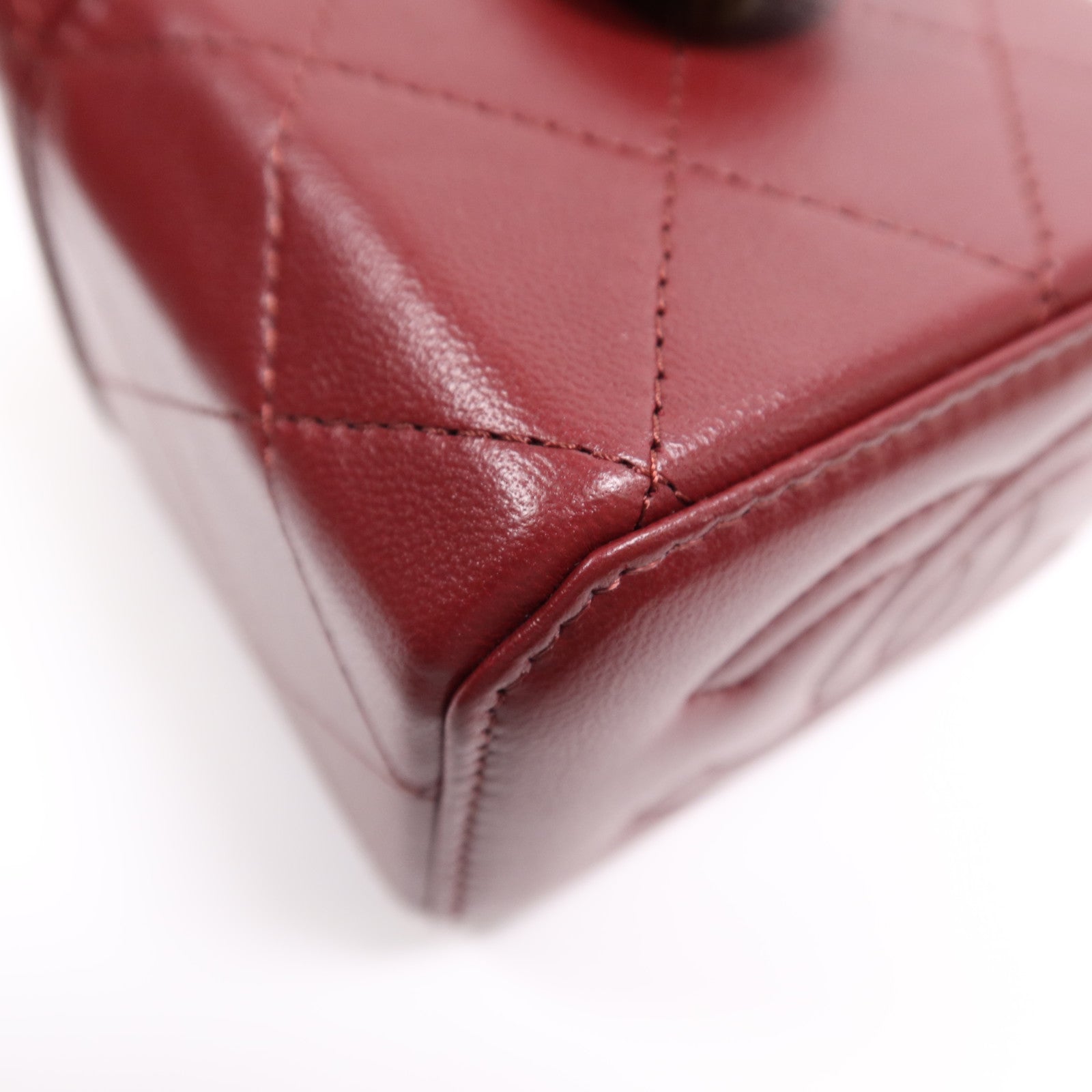 CHANEL 羊皮皮革Mini Vanity Case金扣鏈帶肩背袋